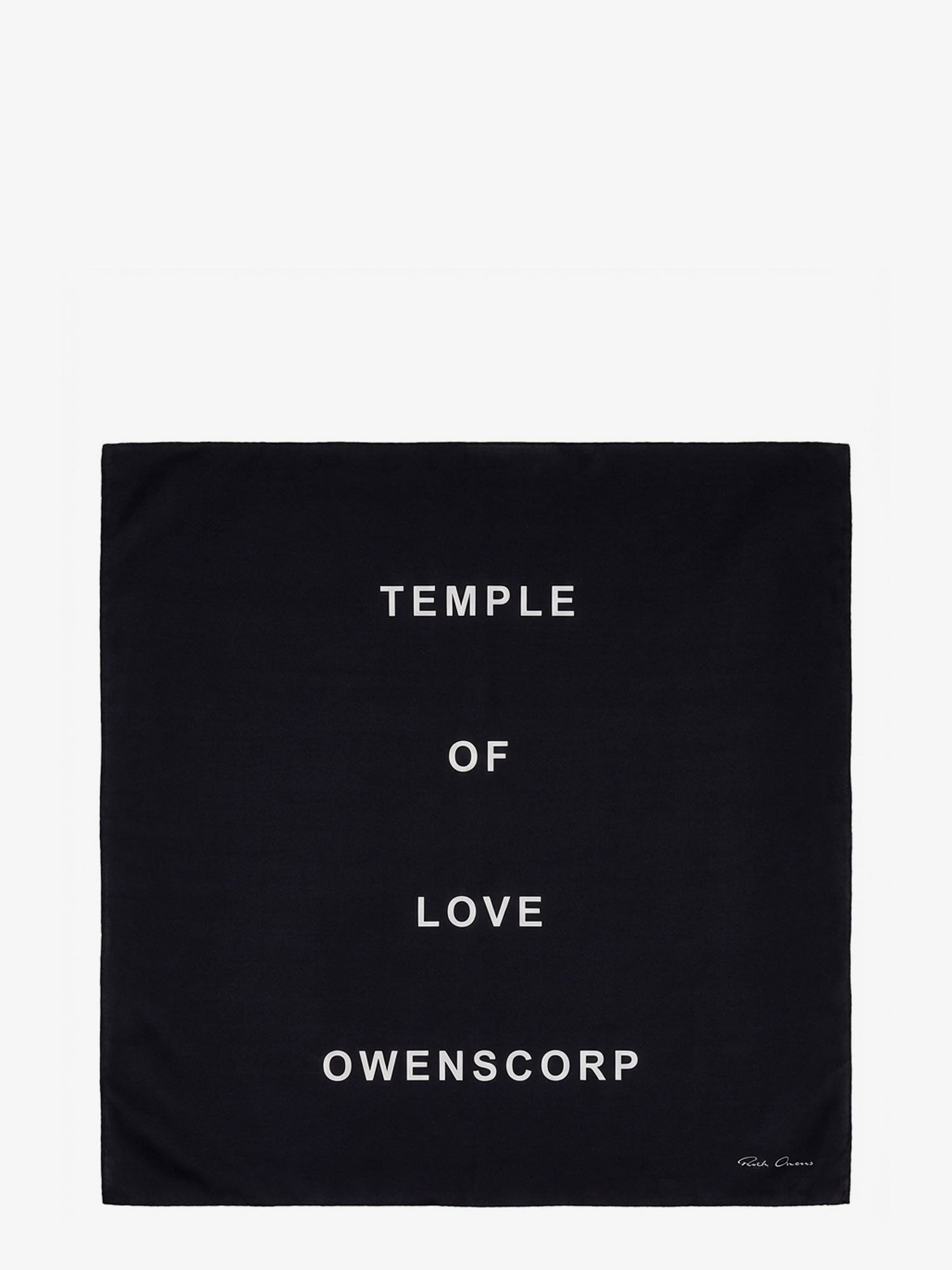 Rick Owens Men Modal And Silk Blend Scarf RICK OWENS