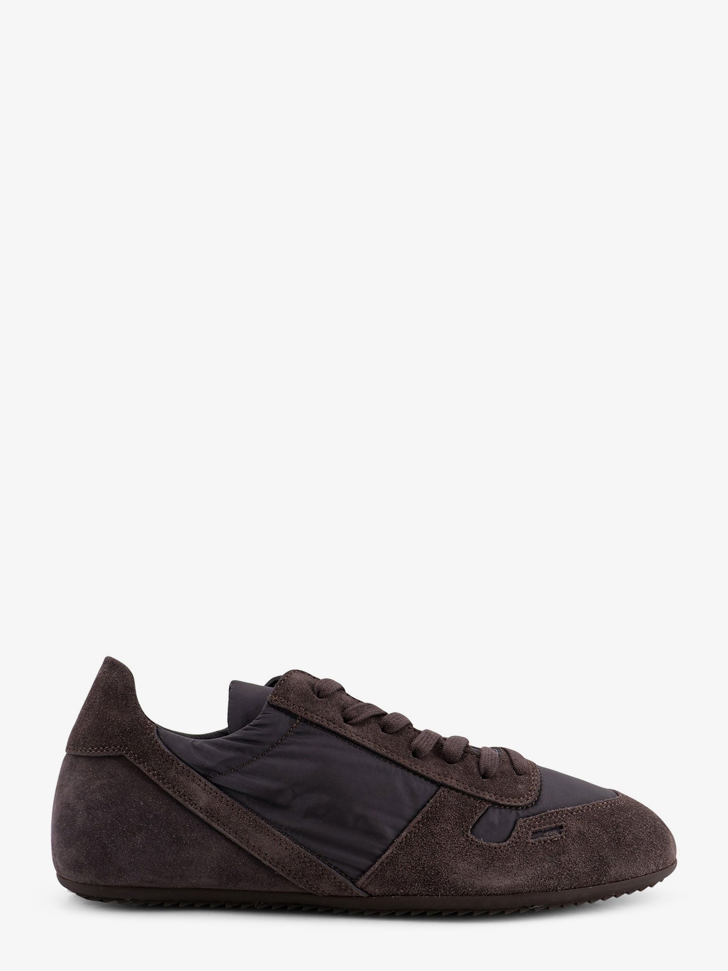 Rick Owens Men Minimal Nylon And Suede Sneakers RICK OWENS