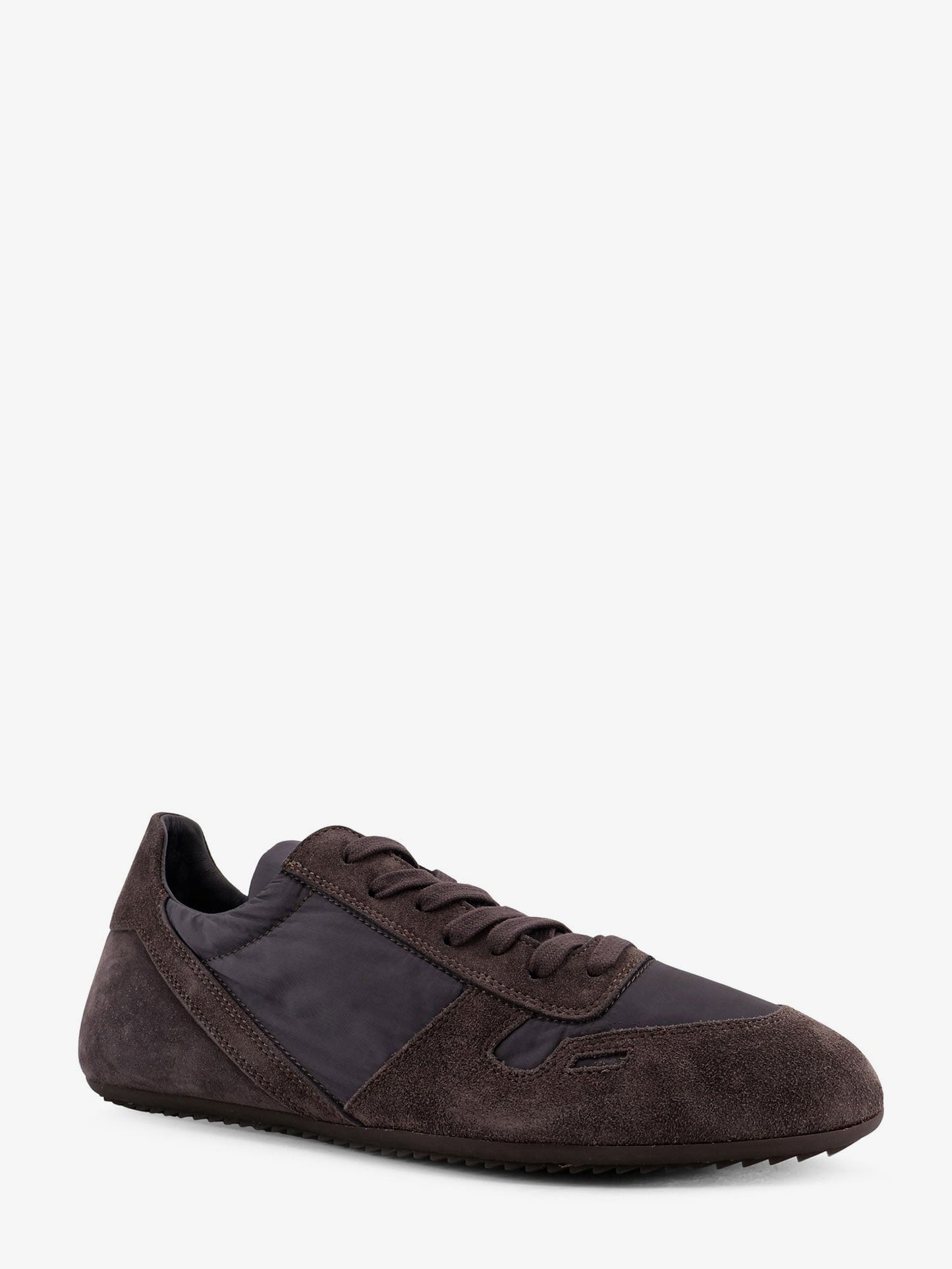 Rick Owens Men Minimal Nylon And Suede Sneakers RICK OWENS