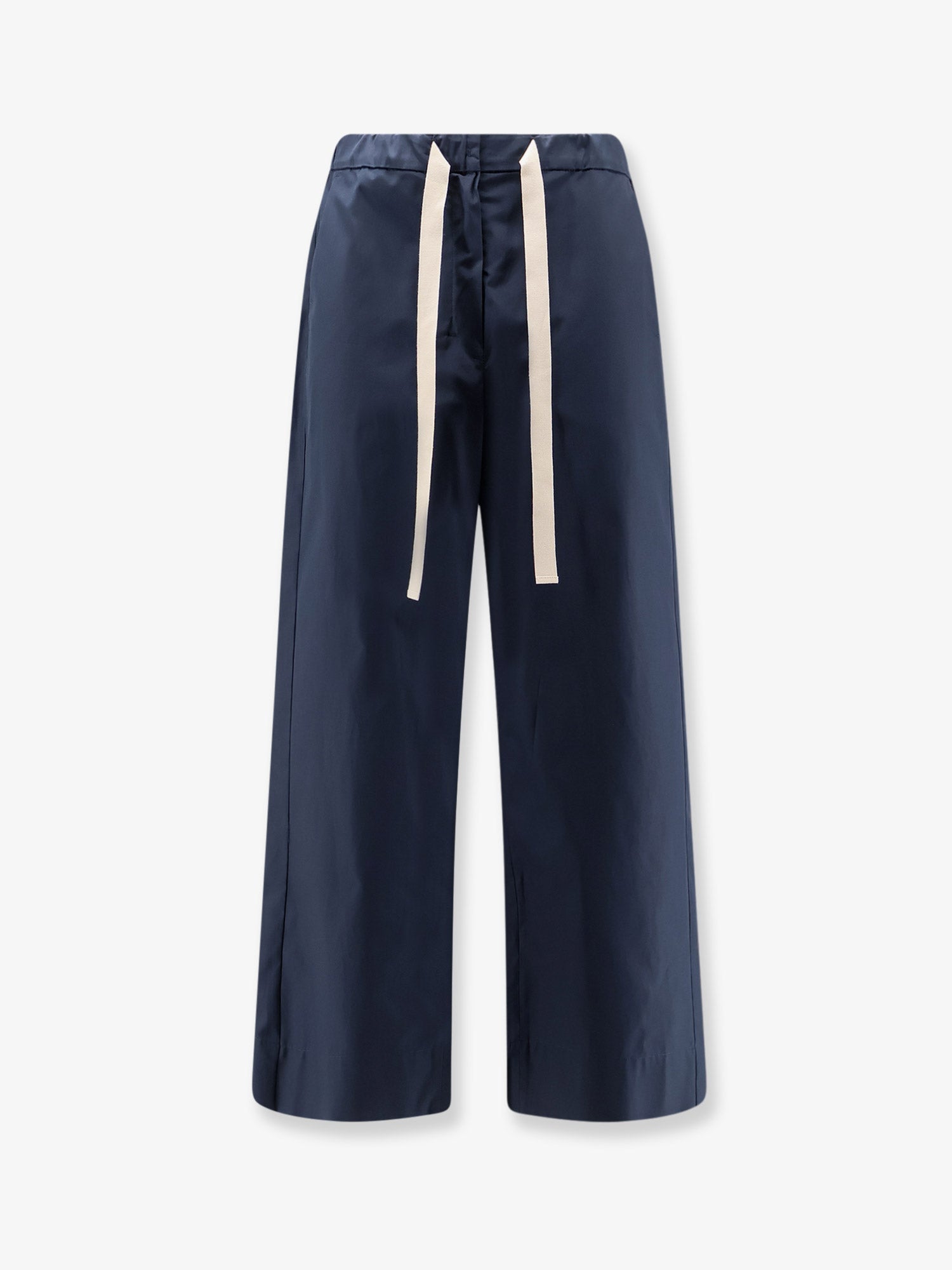 'S Max Mara Women Smmargento Distressed Cotton Trousers S MAX MARA