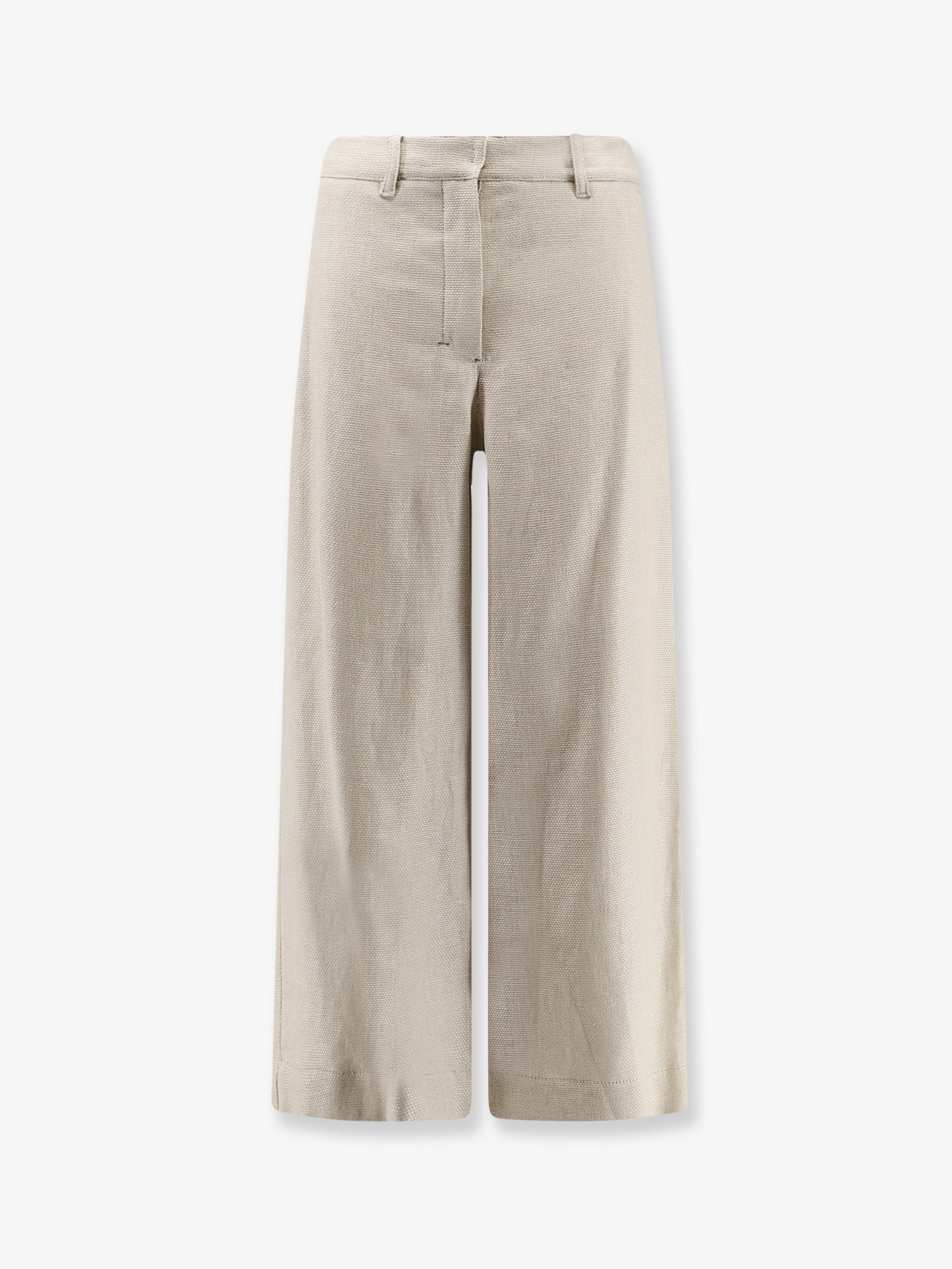 'S Max Mara Women Stretch Cotton And Linen Trousers S MAX MARA