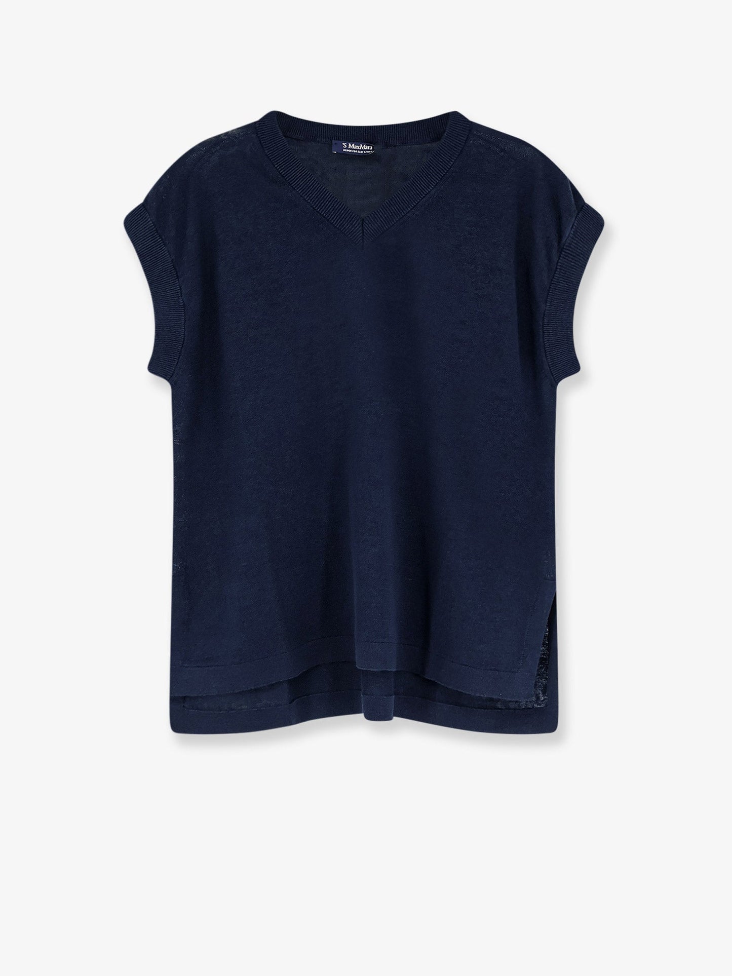 'S Max Mara Women Linen Vest S MAX MARA