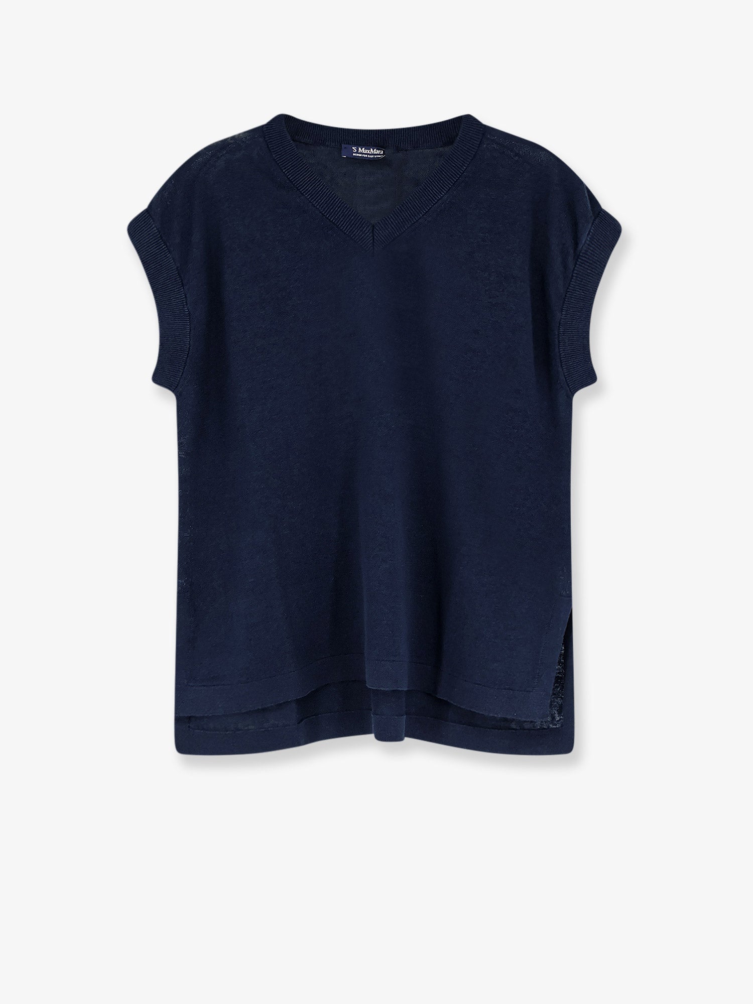 'S Max Mara Women Linen Vest S MAX MARA