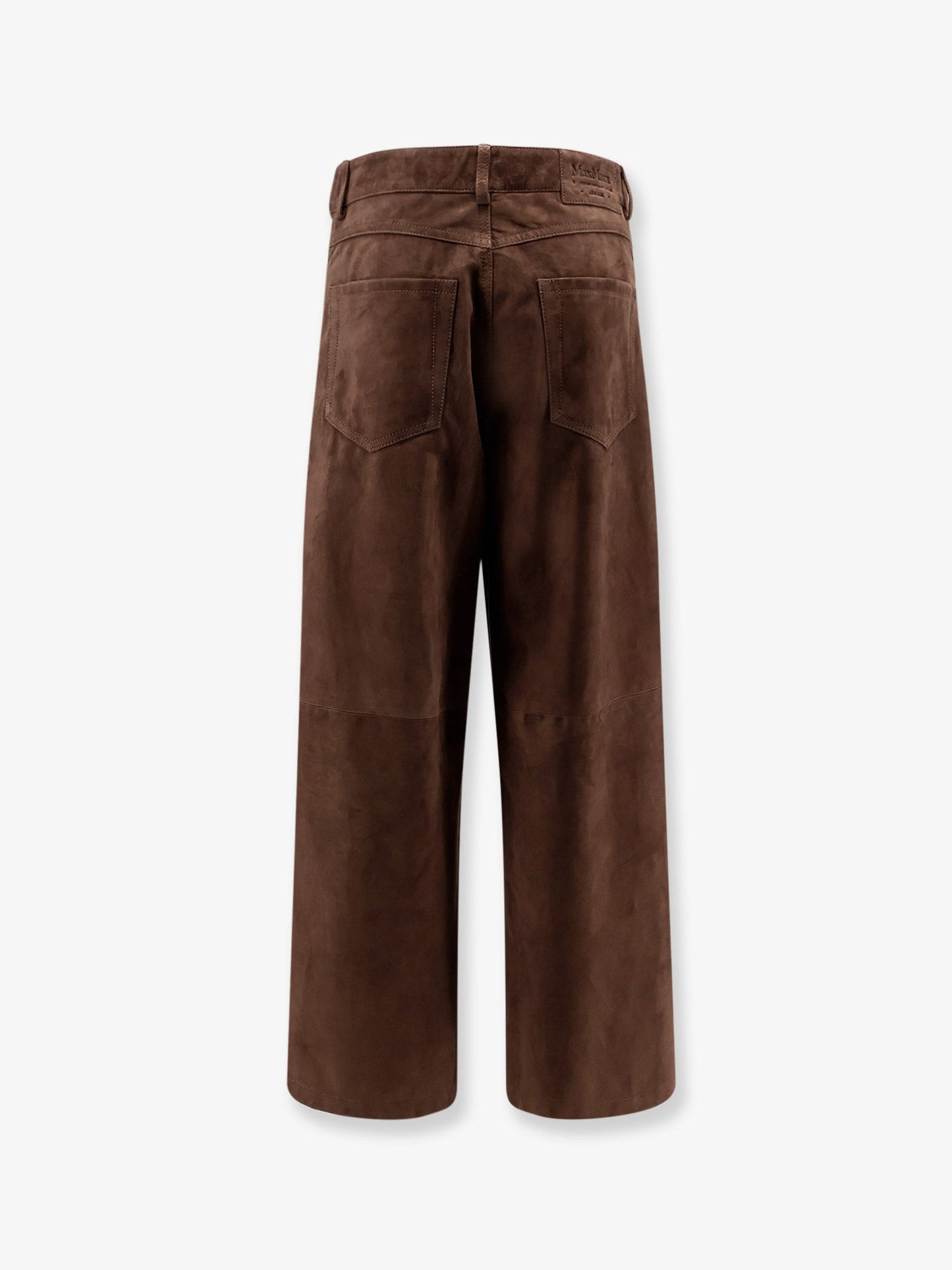 'S Max Mara Women Suede Trousers S MAX MARA