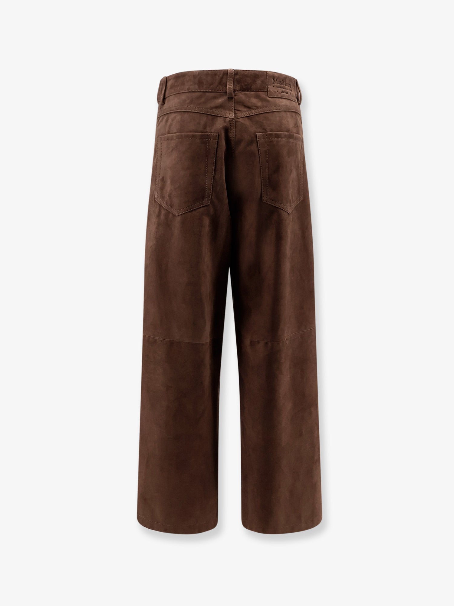 'S Max Mara Women Suede Trousers S MAX MARA