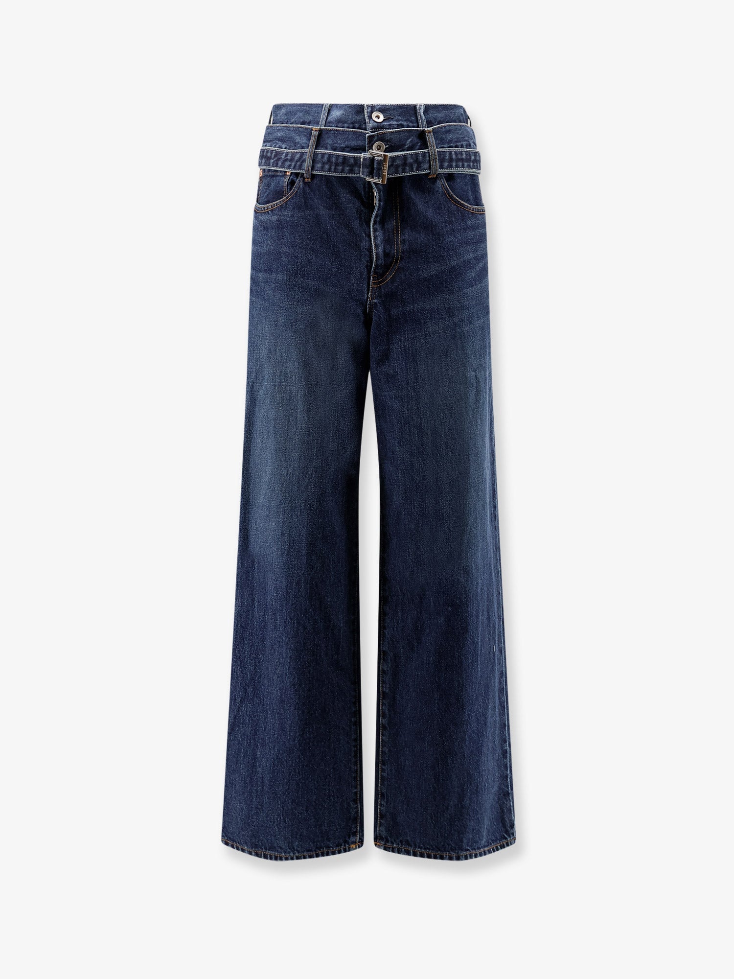 Sacai Men Blue Denim Jeans SACAI