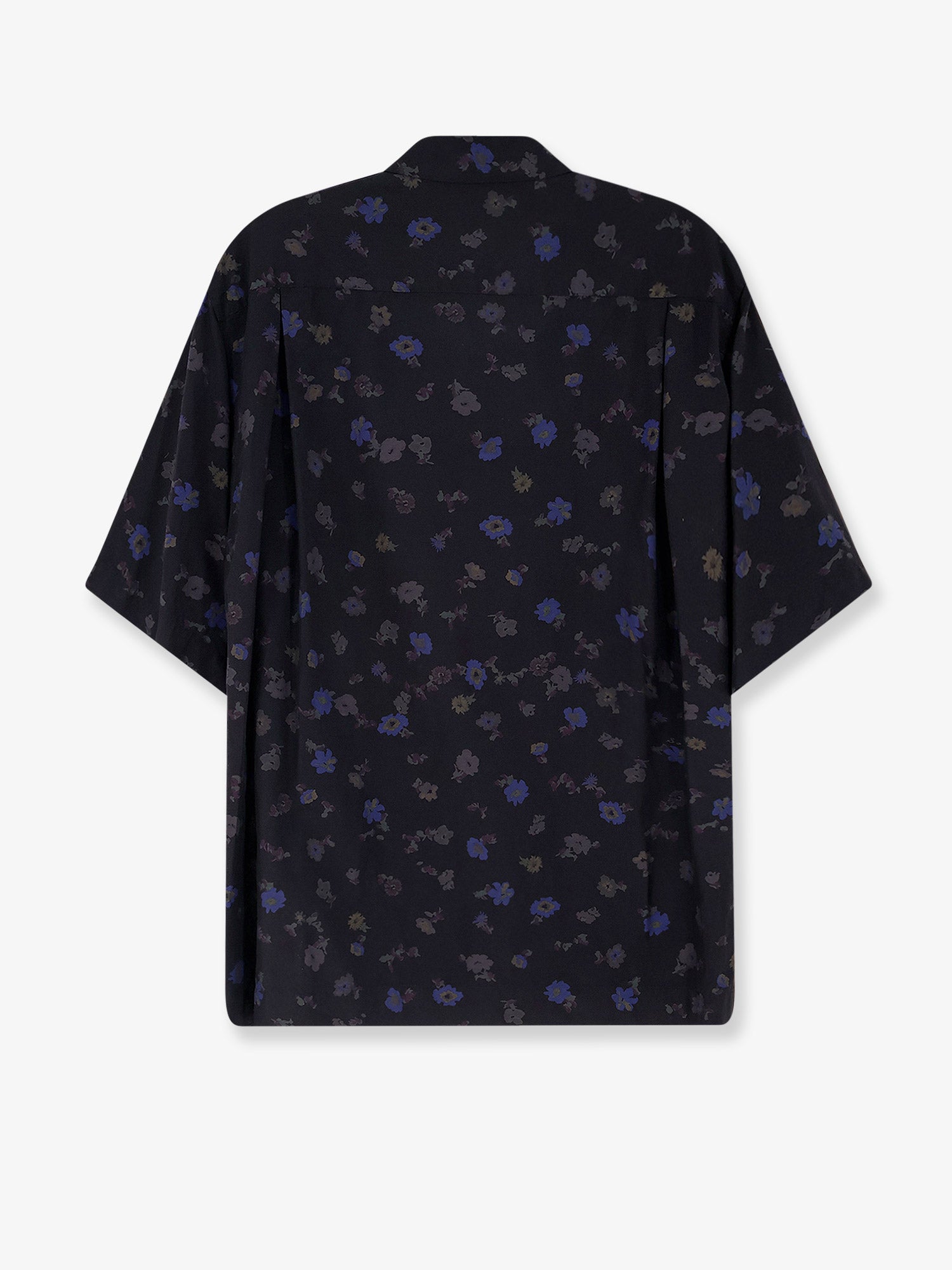 Sacai Men Cotton Blend Shirt With Floral Print SACAI