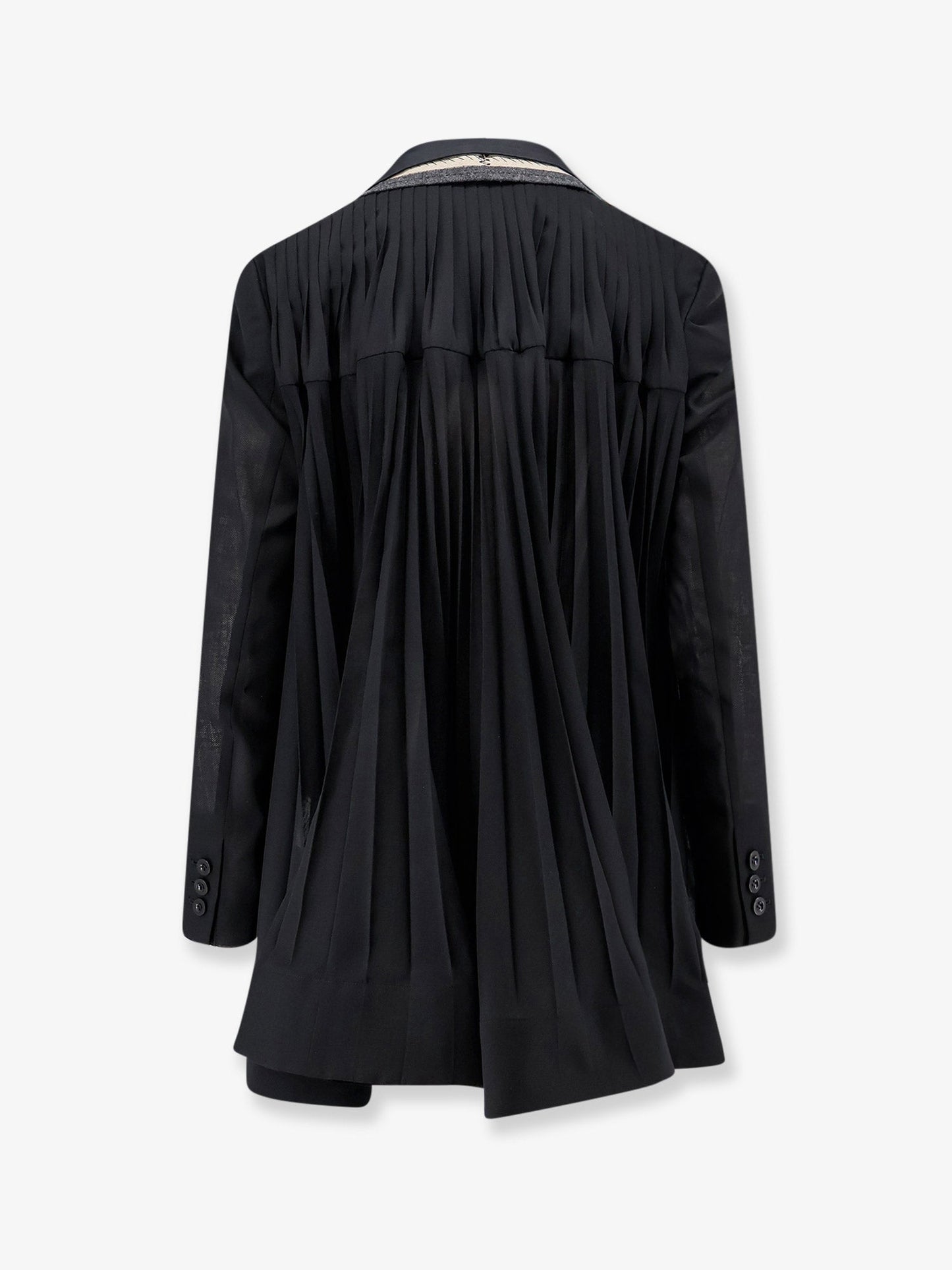 Sacai Women Silk And Organza Blazer SACAI