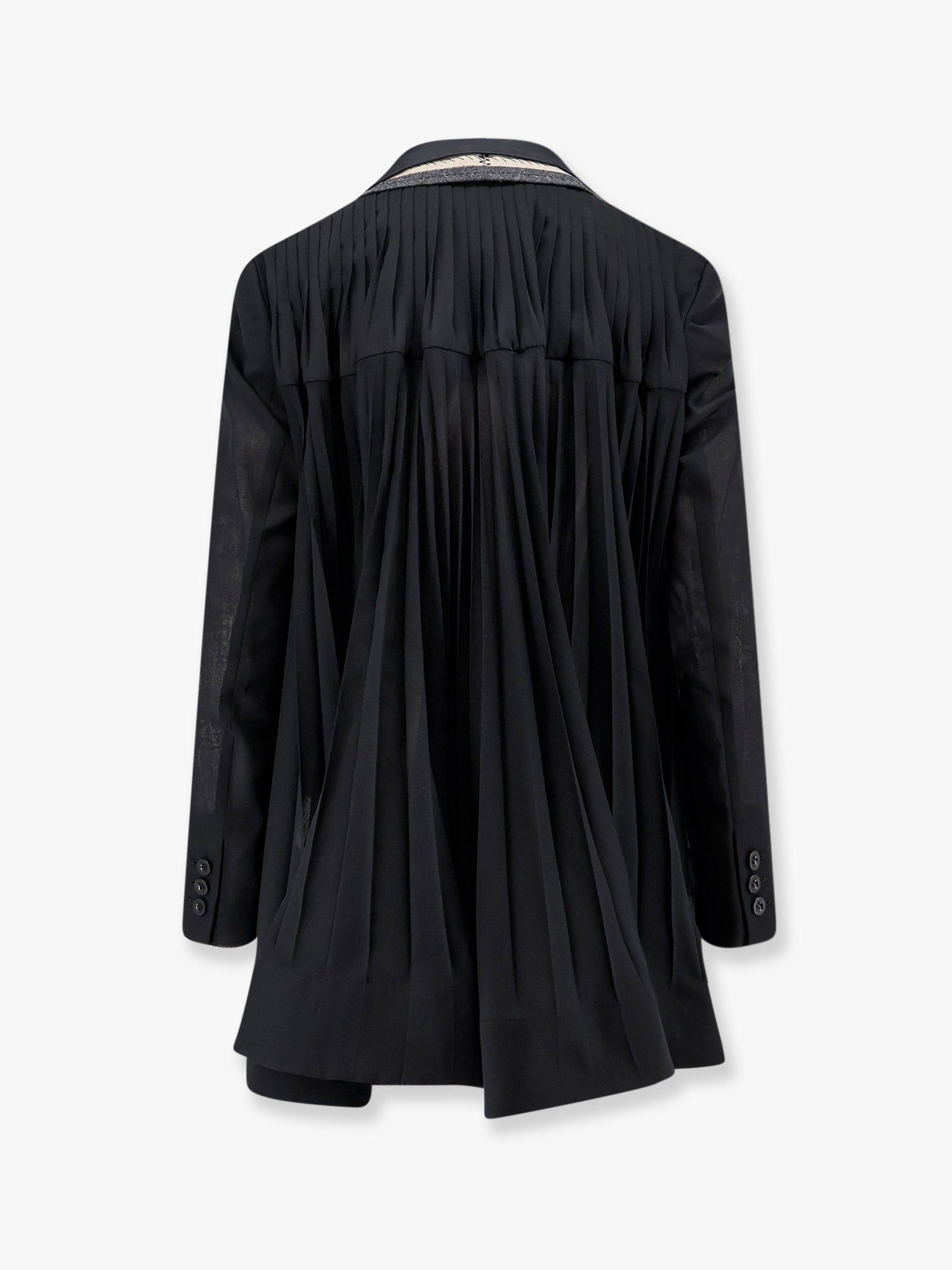 Sacai Women Silk And Organza Blazer SACAI