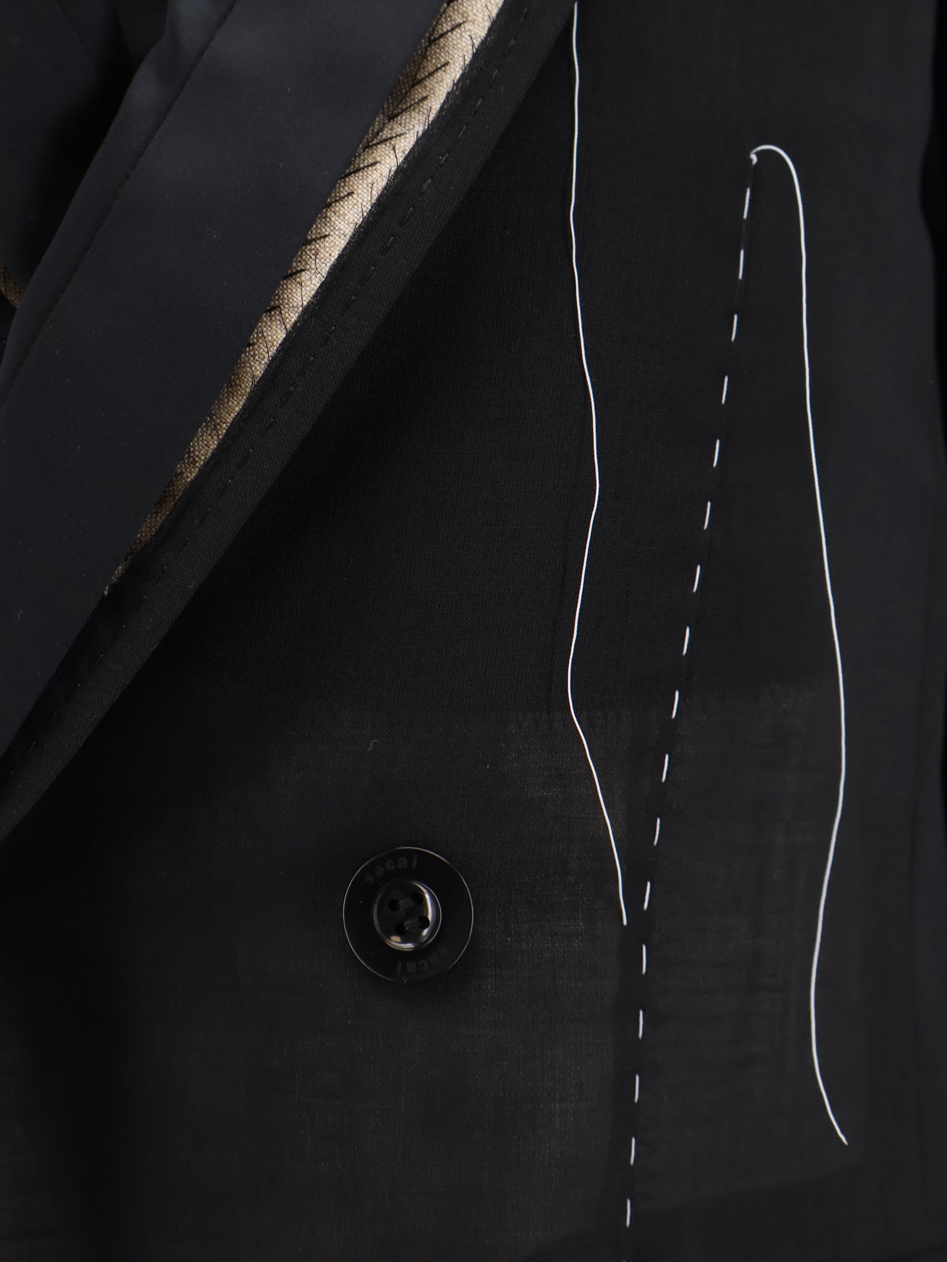 Sacai Women Silk And Organza Blazer SACAI