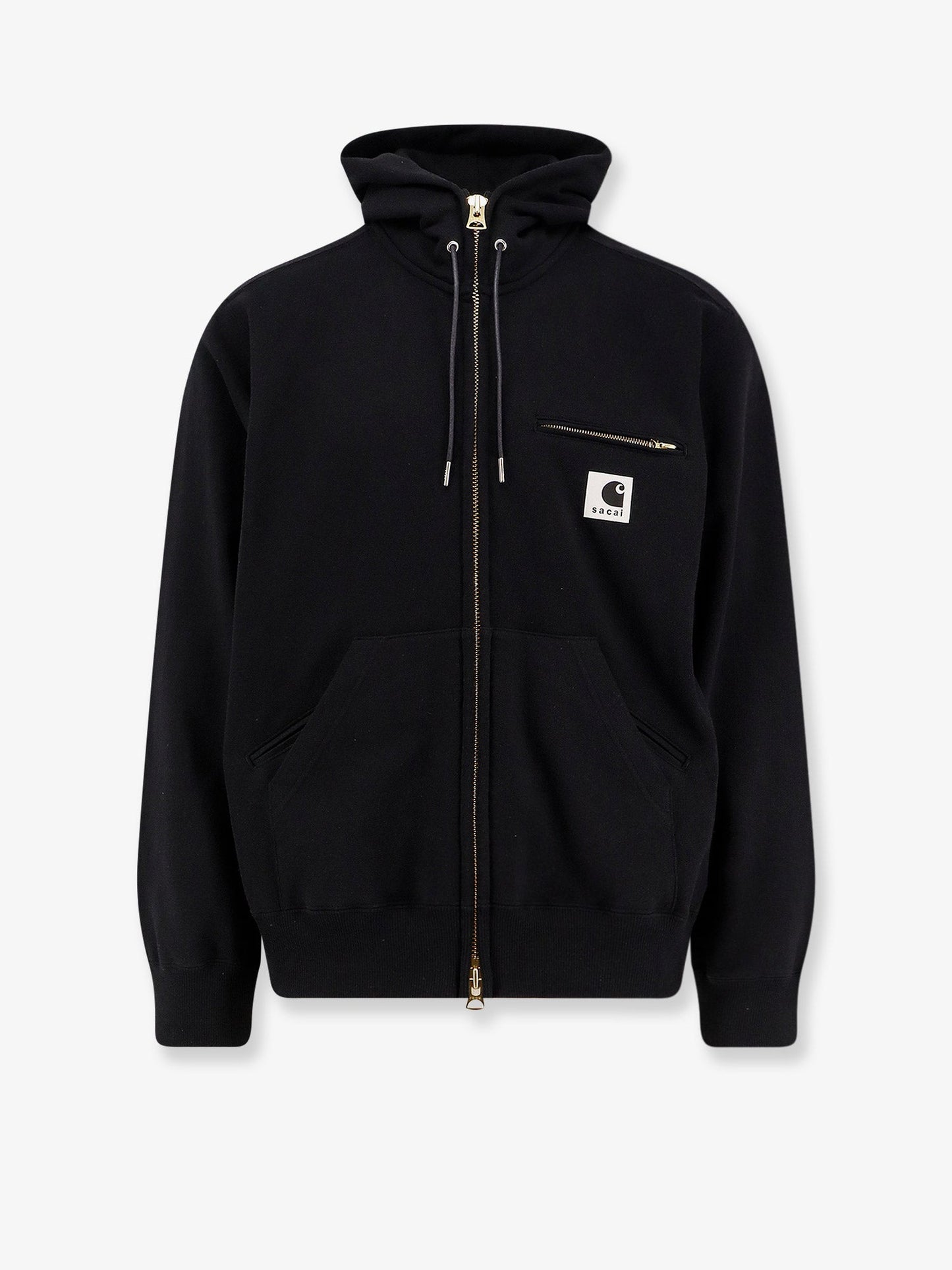 Sacai X Carhartt Wip Men Cotton Sweatshirt With Double Logo Patch SACAI X CARHARTT WIP