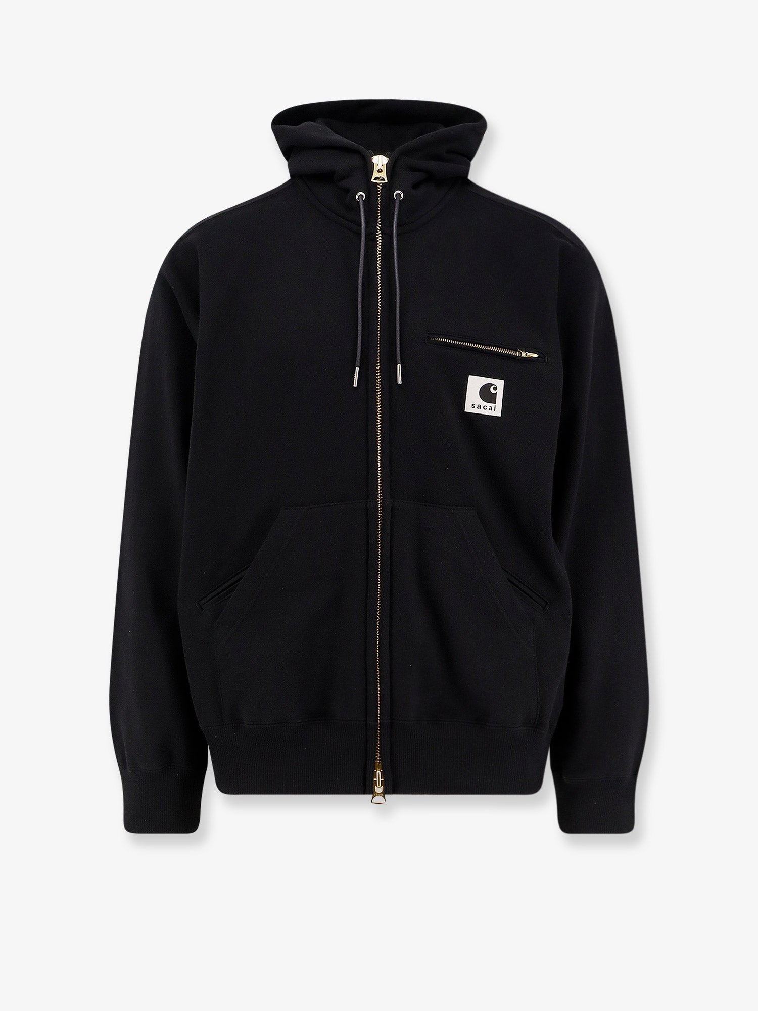 Sacai X Carhartt Wip Men Cotton Sweatshirt With Double Logo Patch SACAI X CARHARTT WIP