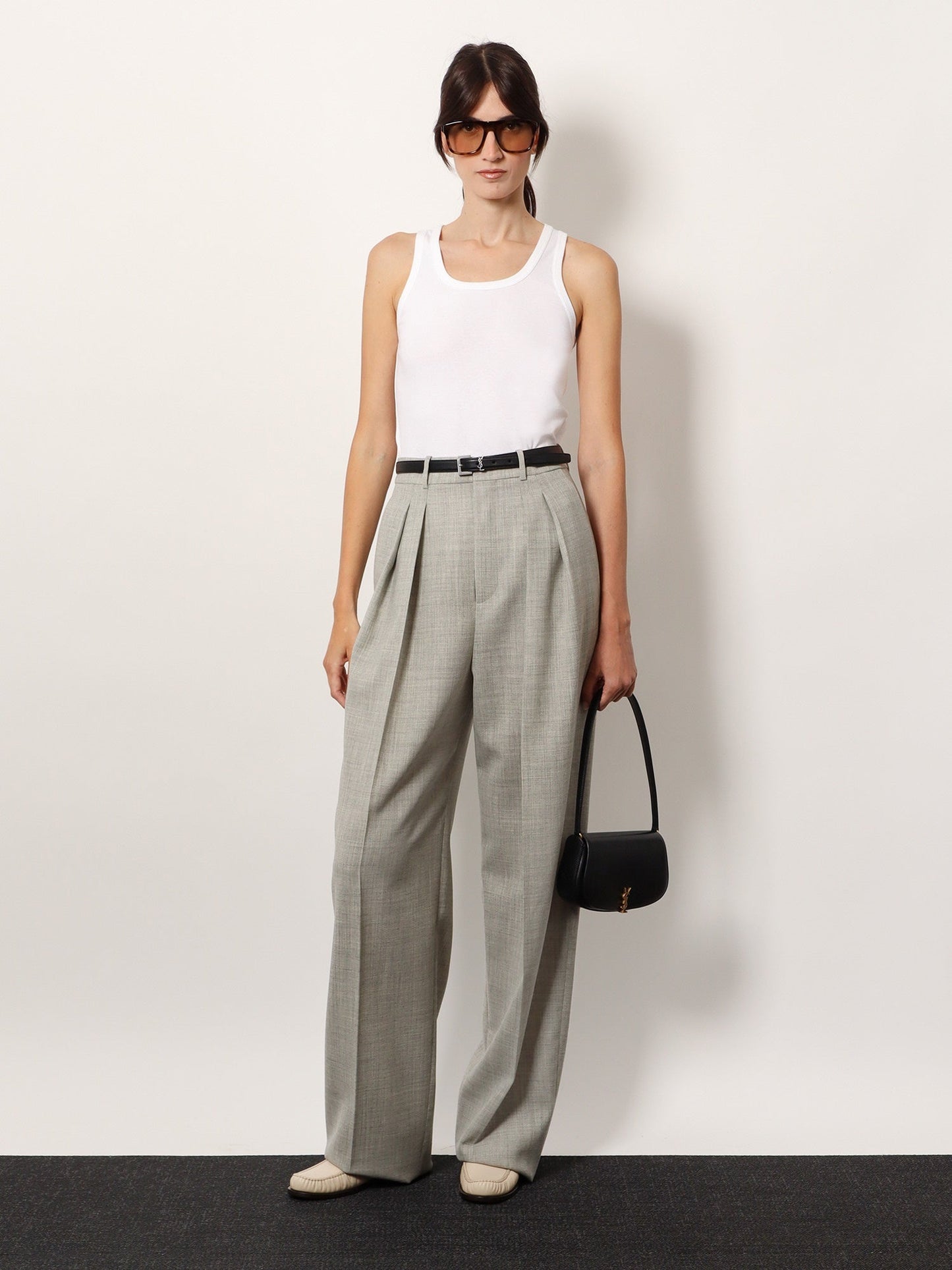 Saint Laurent Women Leather Belt SAINT LAURENT