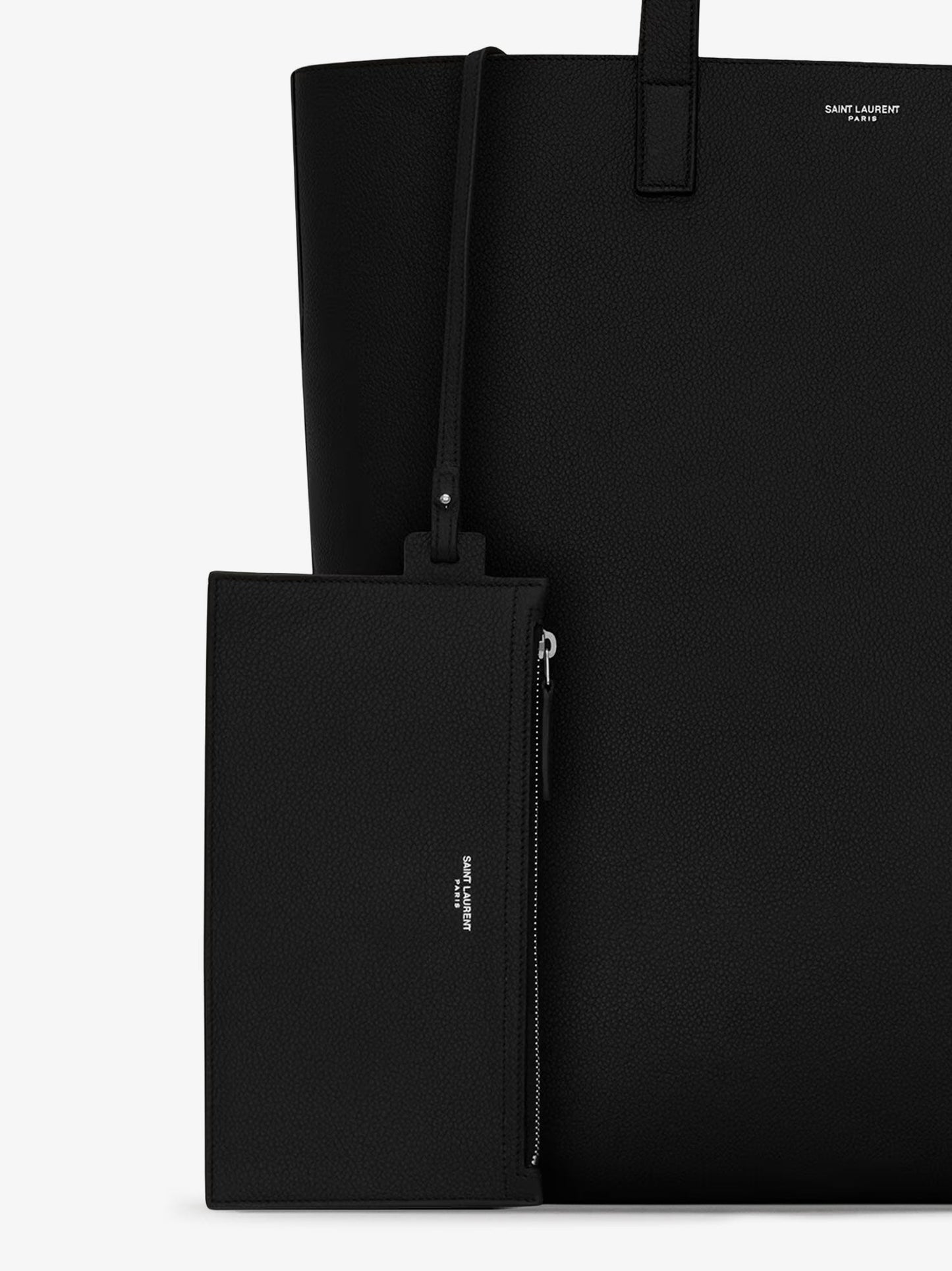 Saint Laurent Men North/South Leather Tote Bag SAINT LAURENT