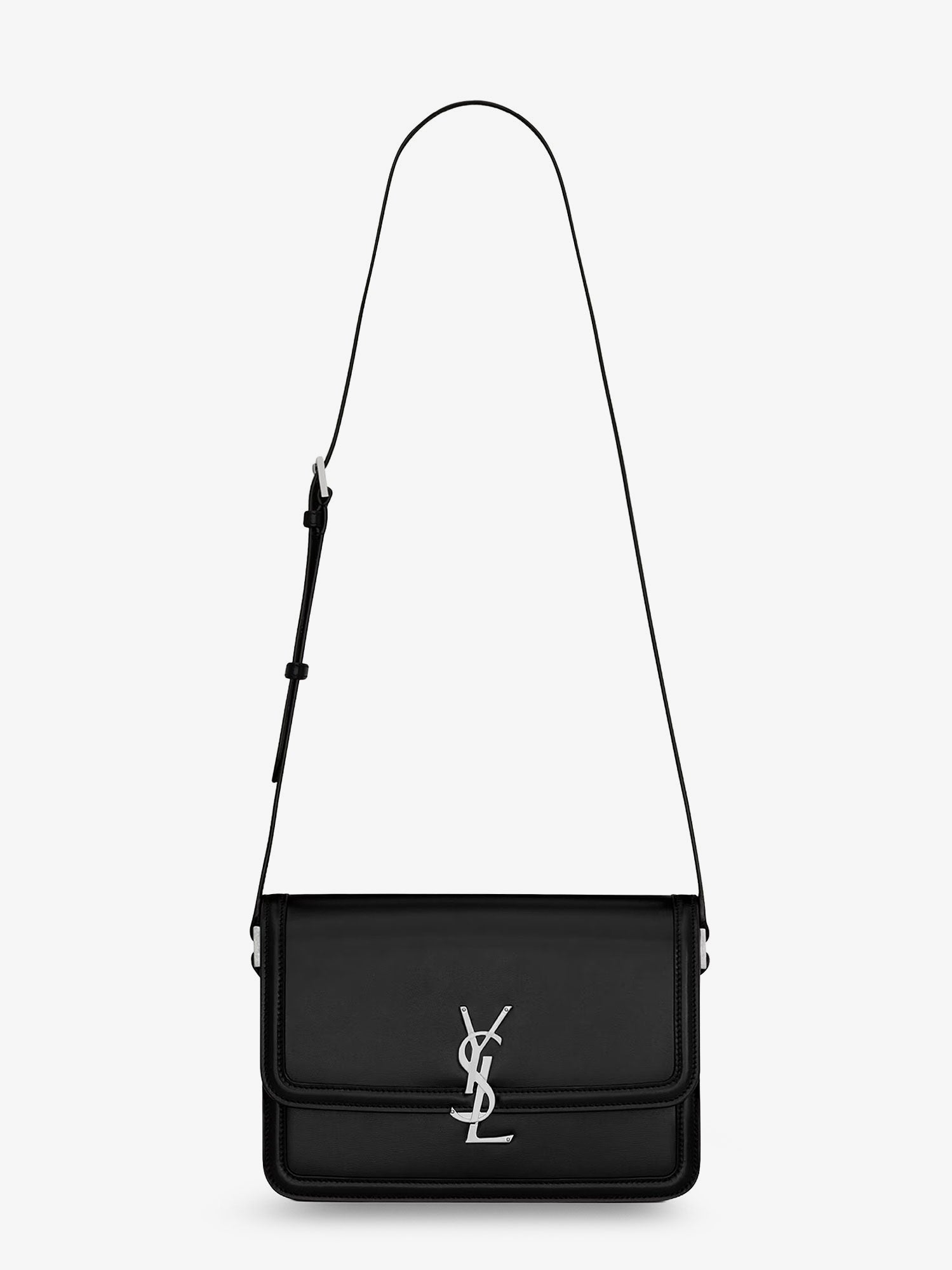 Saint Laurent Men Satchel Solferino Medium Leather Crossbody Bag SAINT LAURENT