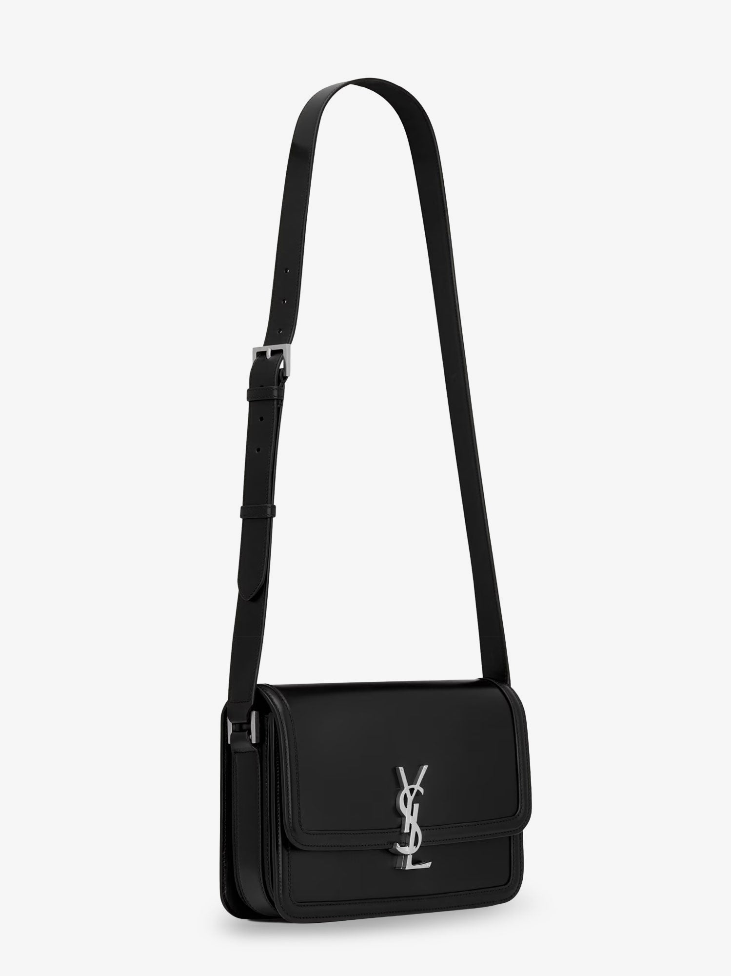Saint Laurent Men Satchel Solferino Medium Leather Crossbody Bag SAINT LAURENT