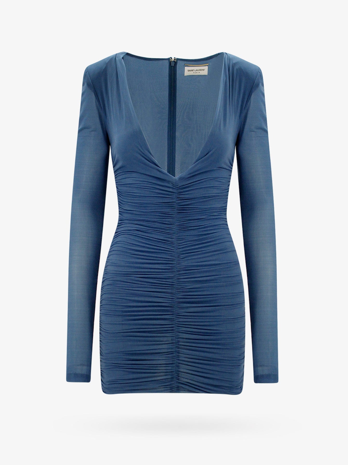 Saint Laurent Women Draped Fabric Dress SAINT LAURENT
