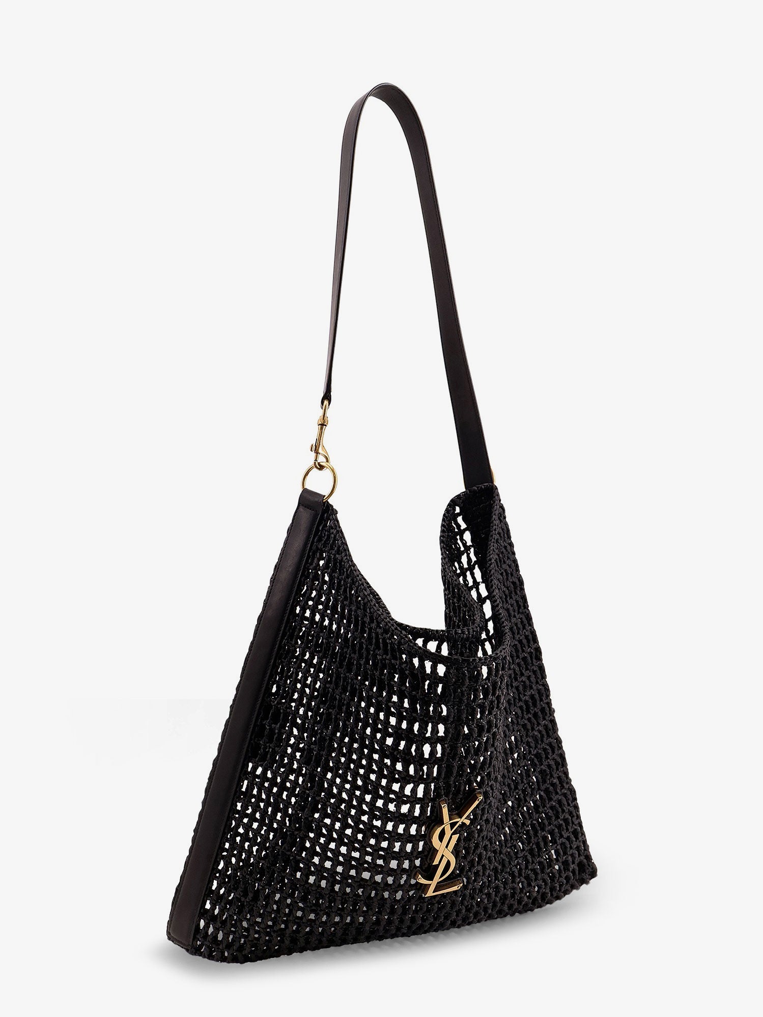 Saint Laurent Men Raffia Shoulder Bag SAINT LAURENT
