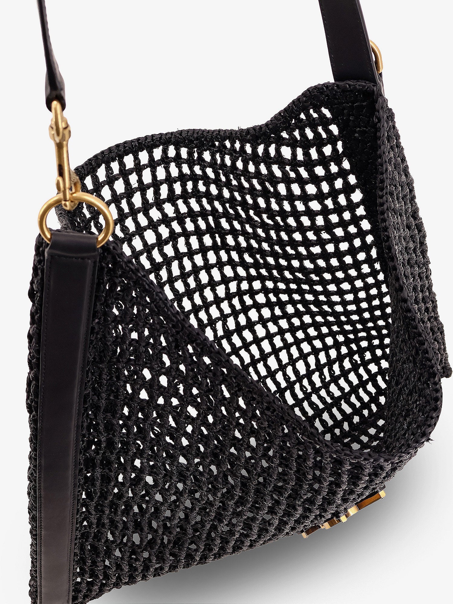 Saint Laurent Men Raffia Shoulder Bag SAINT LAURENT