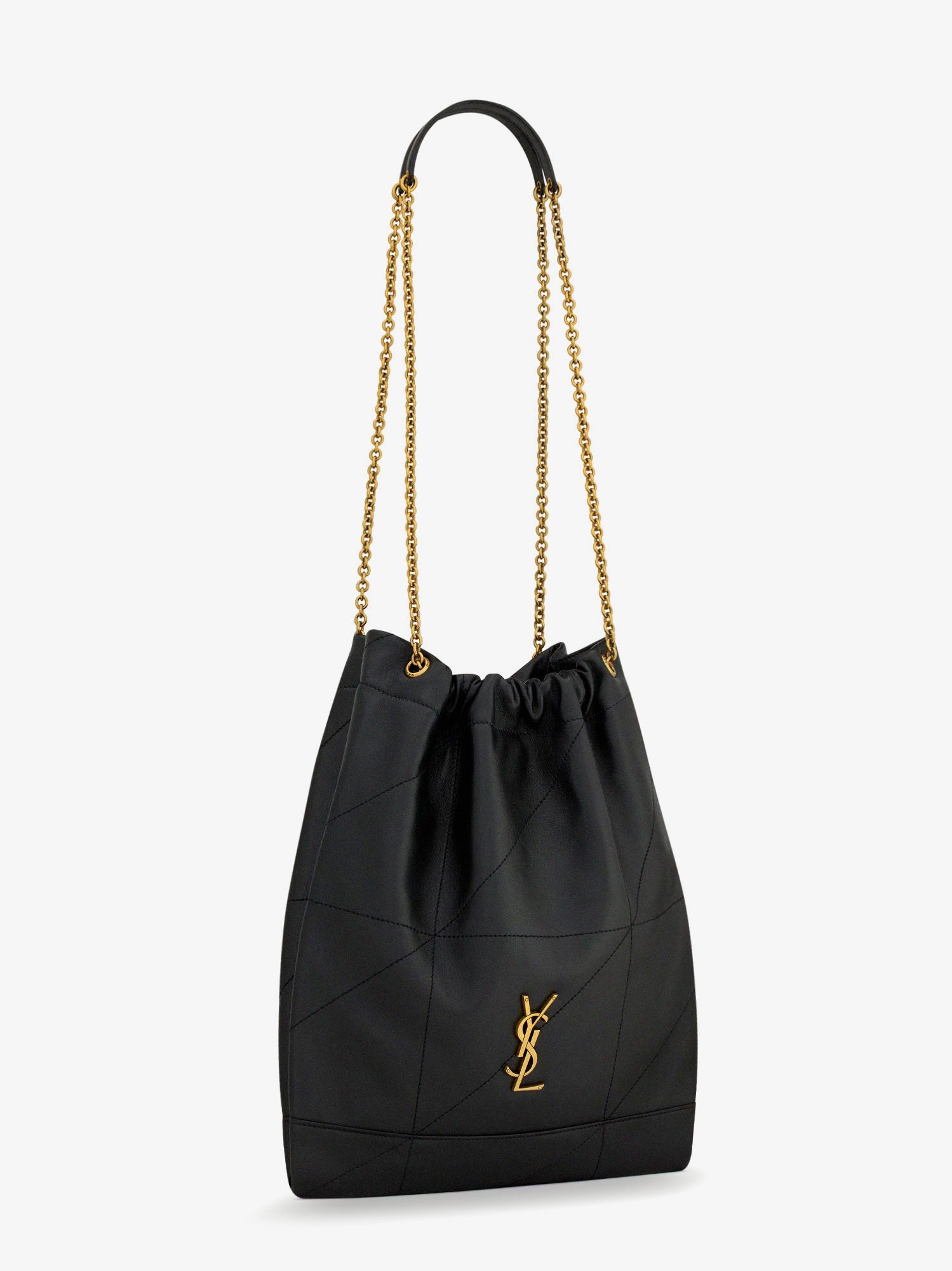Saint Laurent Women Jamie Pochon Leather Shoulder Bag SAINT LAURENT