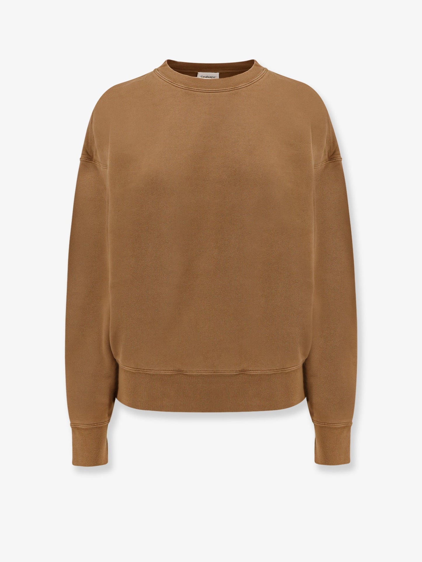 Saint Laurent Women Certified Cotton Sweatshirt With Logoed Label SAINT LAURENT