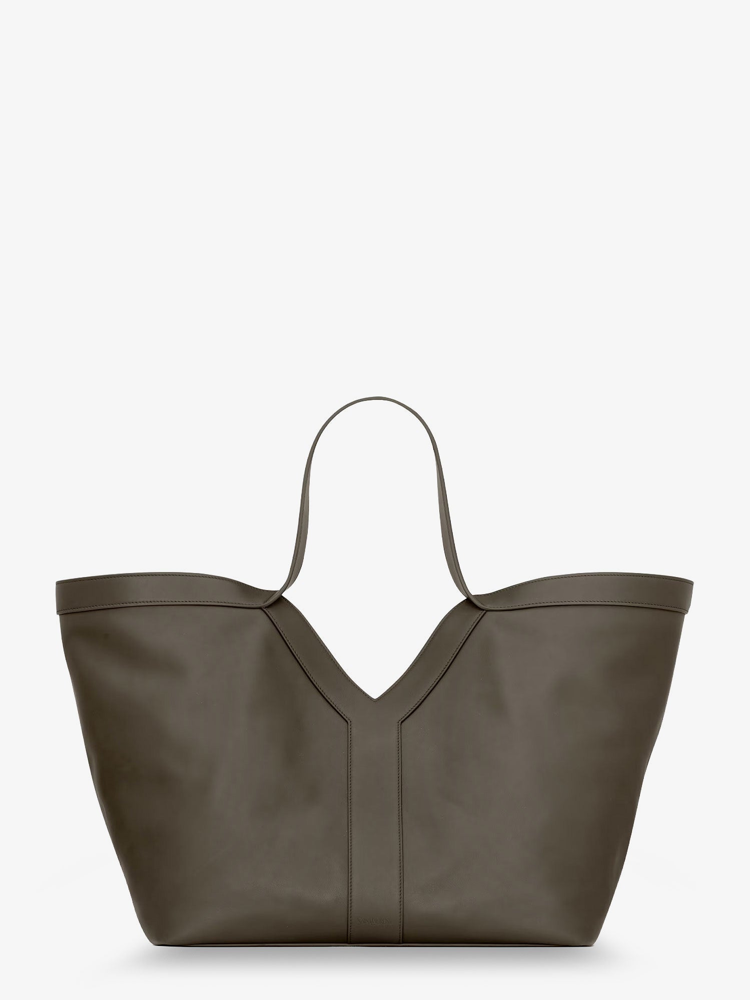 Saint Laurent Women Tote Y Hammered Leather Shoulder Bag SAINT LAURENT