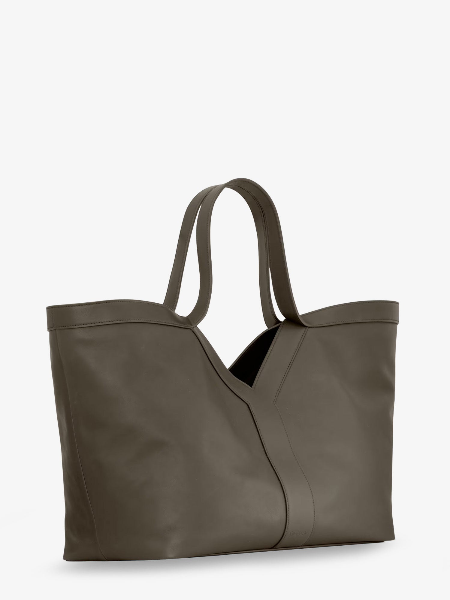 Saint Laurent Women Tote Y Hammered Leather Shoulder Bag SAINT LAURENT