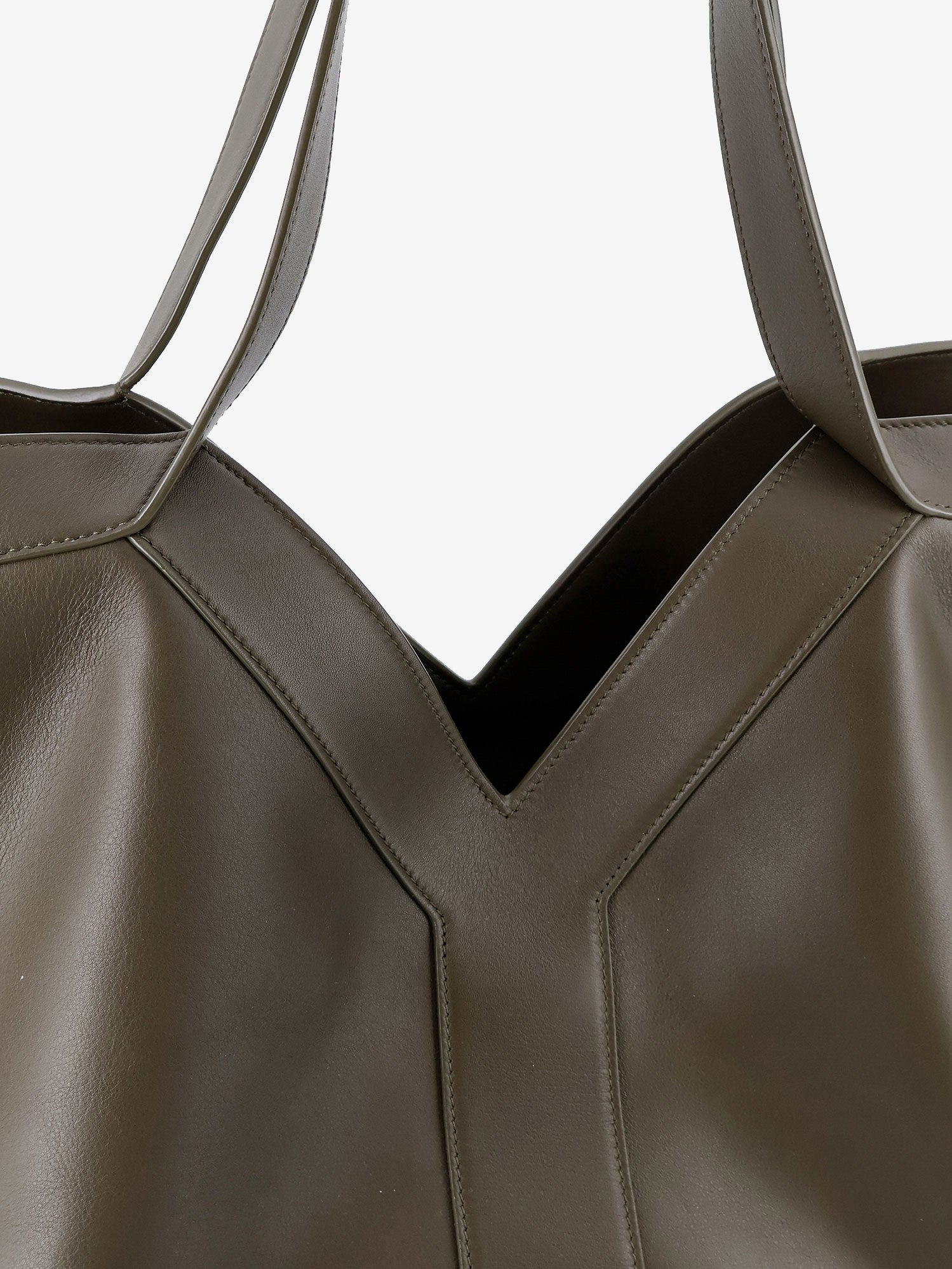 Saint Laurent Women Tote Y Hammered Leather Shoulder Bag SAINT LAURENT