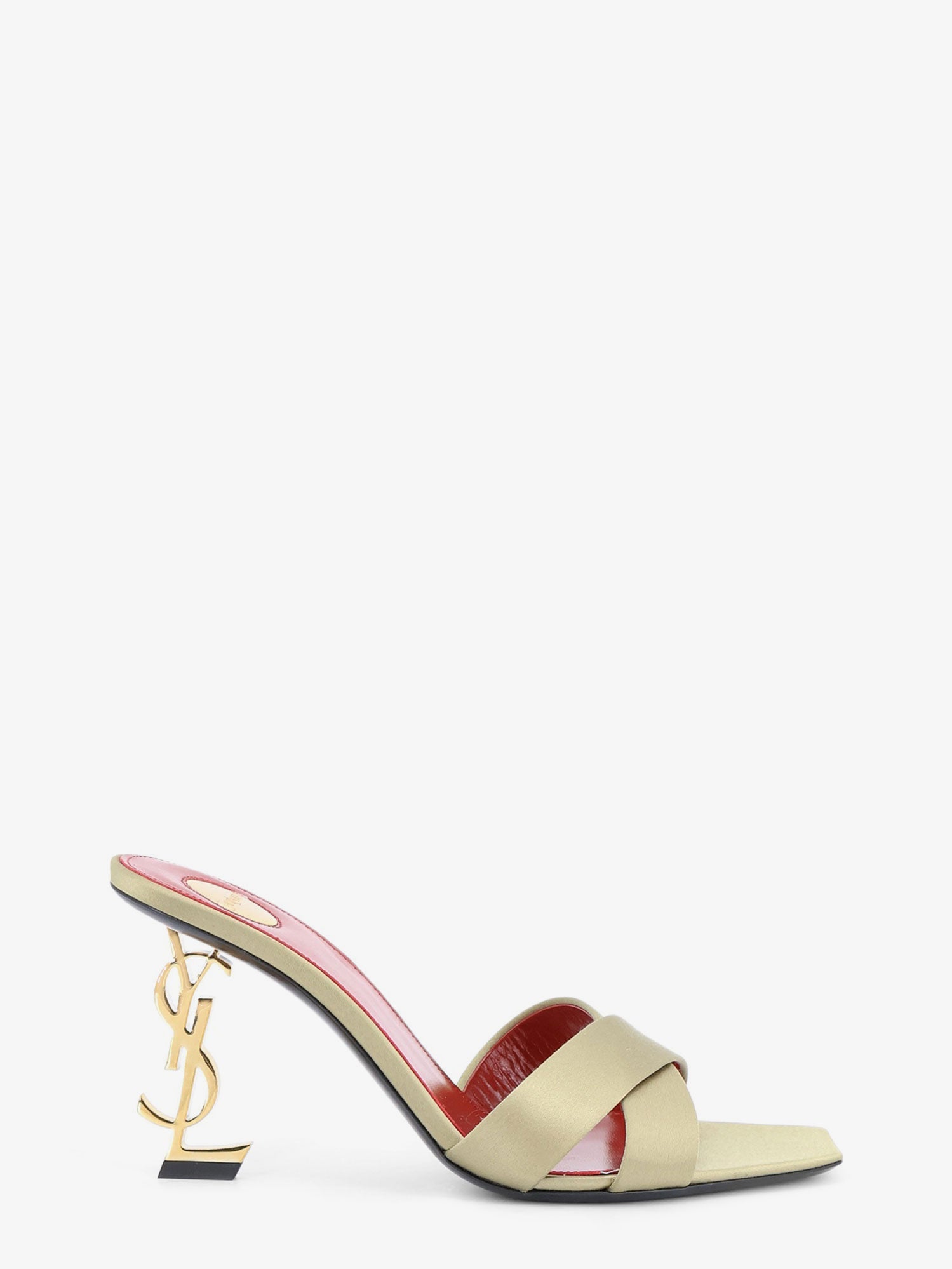 Saint Laurent Women Opyum Satin Sandals SAINT LAURENT