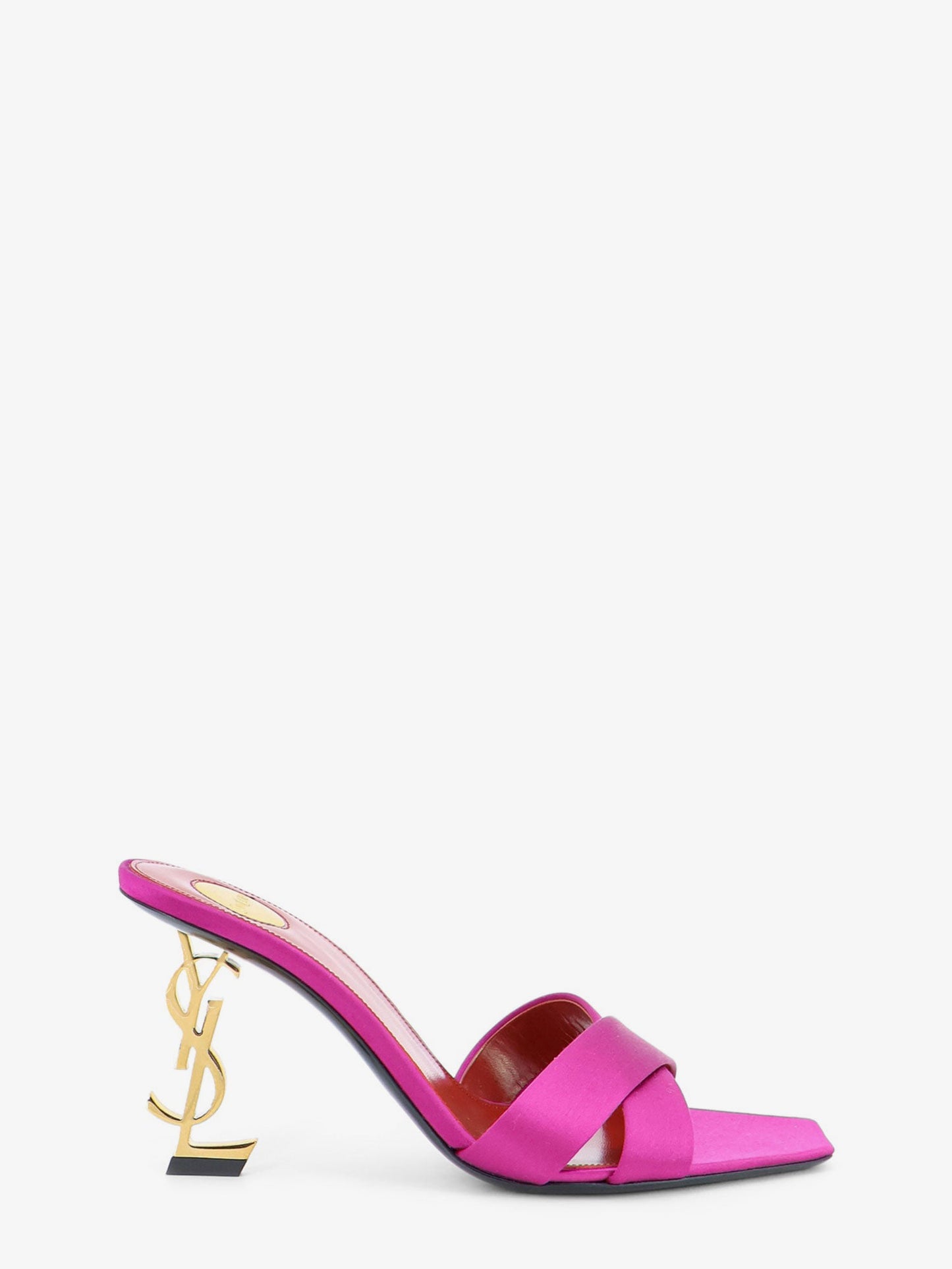Saint Laurent Women Opyum Satin Sandals SAINT LAURENT