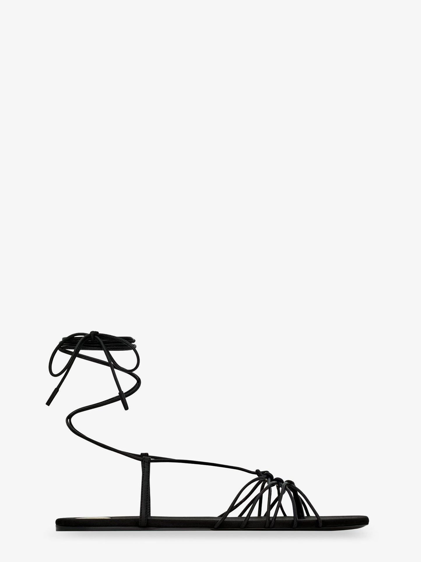 Saint Laurent Women Babylone Leather Sandals SAINT LAURENT