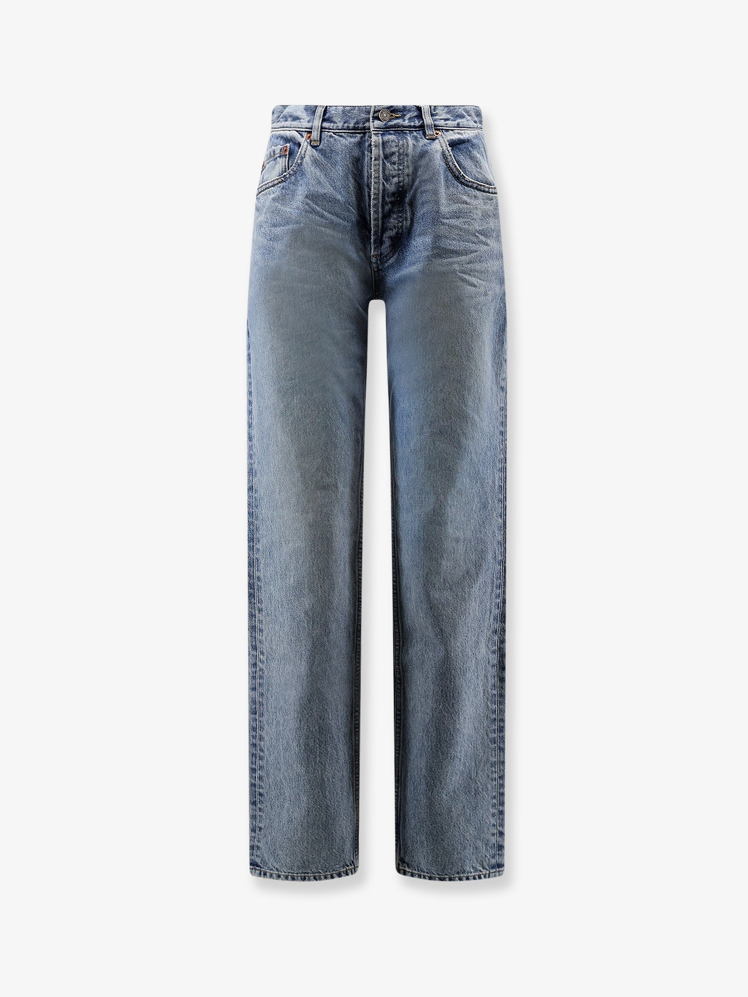 Saint Laurent Women Relaxed Straight Jeans SAINT LAURENT