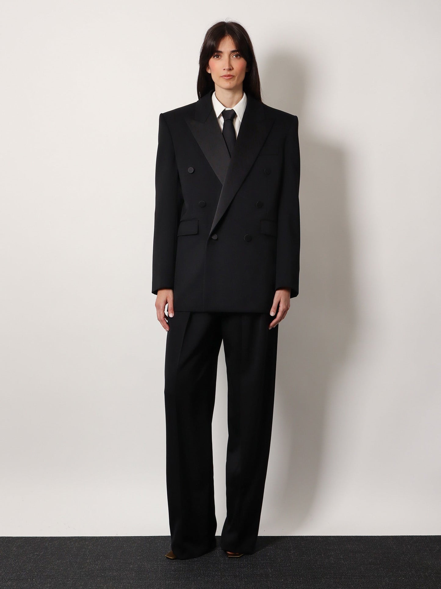 Saint Laurent Women Certified Cotton Shirt With Monogram Embroidery SAINT LAURENT