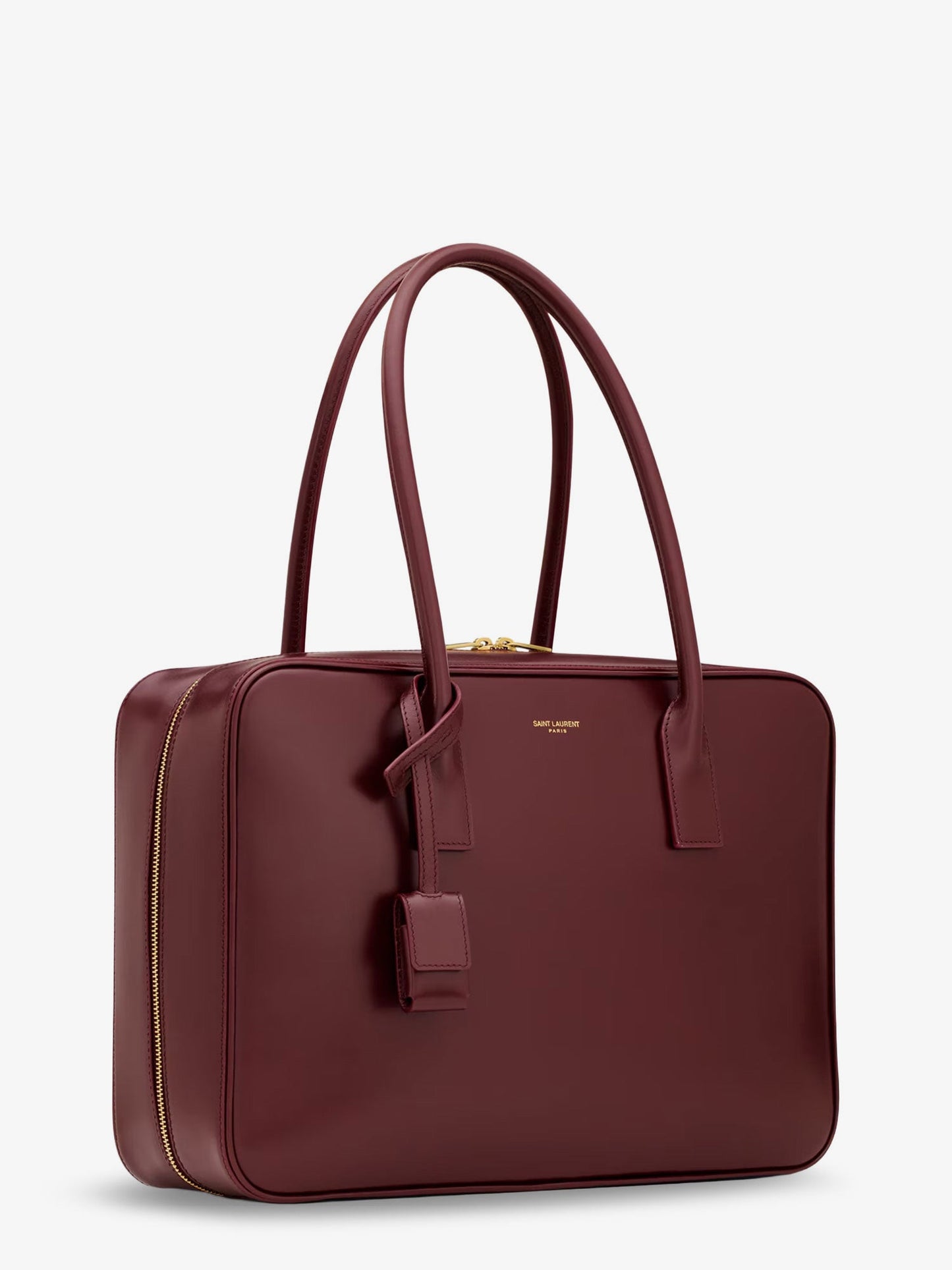 Saint Laurent Women Sac De Jour In Box Leather Handbag With Metal Lock Detail SAINT LAURENT