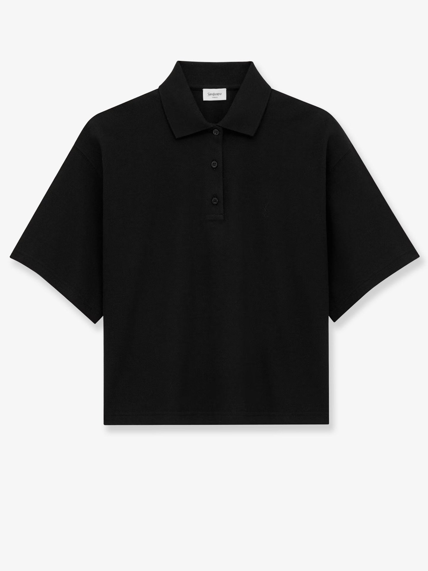 Saint Laurent Women Cotton Blend Polo Shirt SAINT LAURENT
