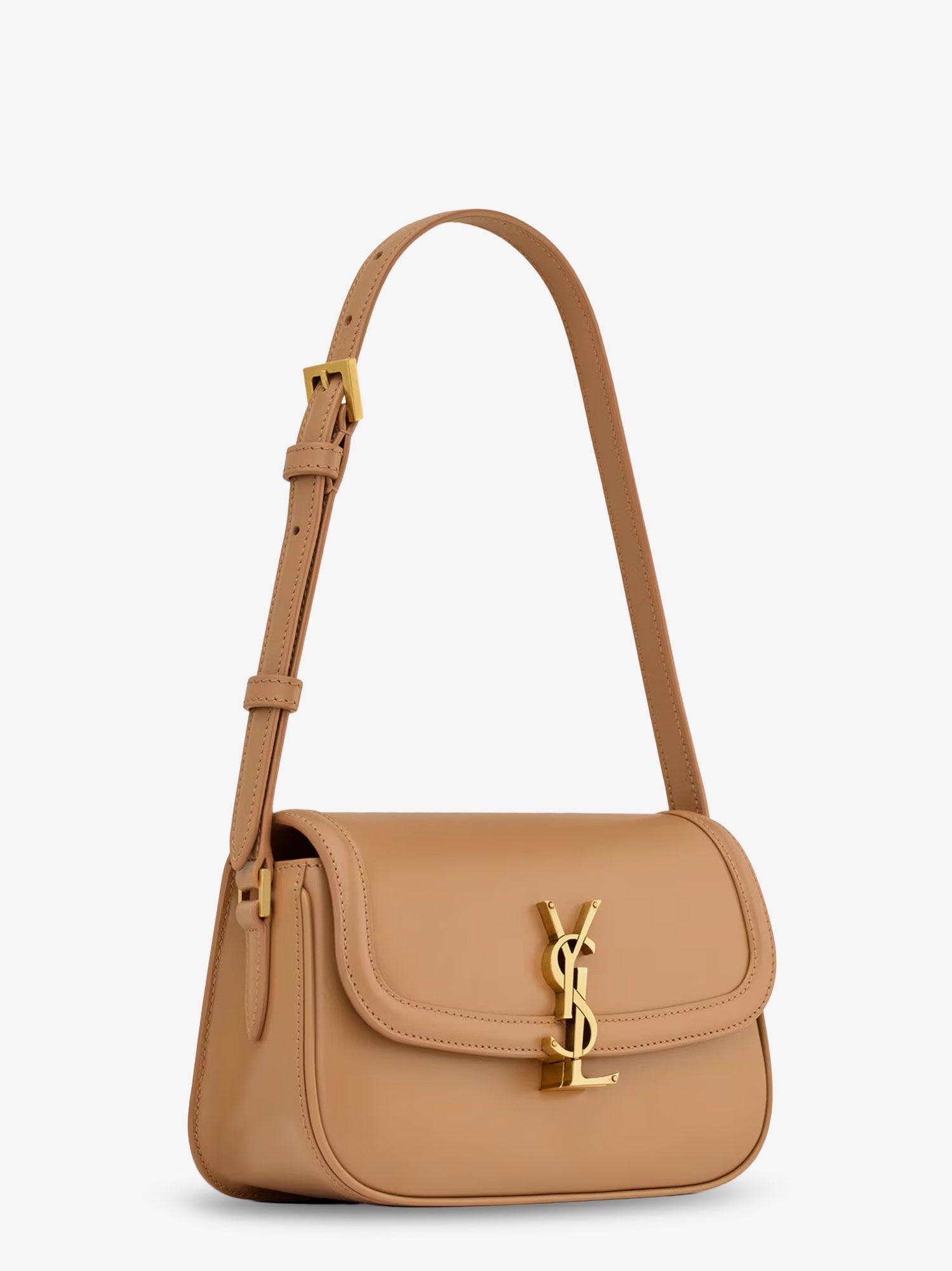 Saint Laurent Women Solferino Leather Shoulder Bag SAINT LAURENT
