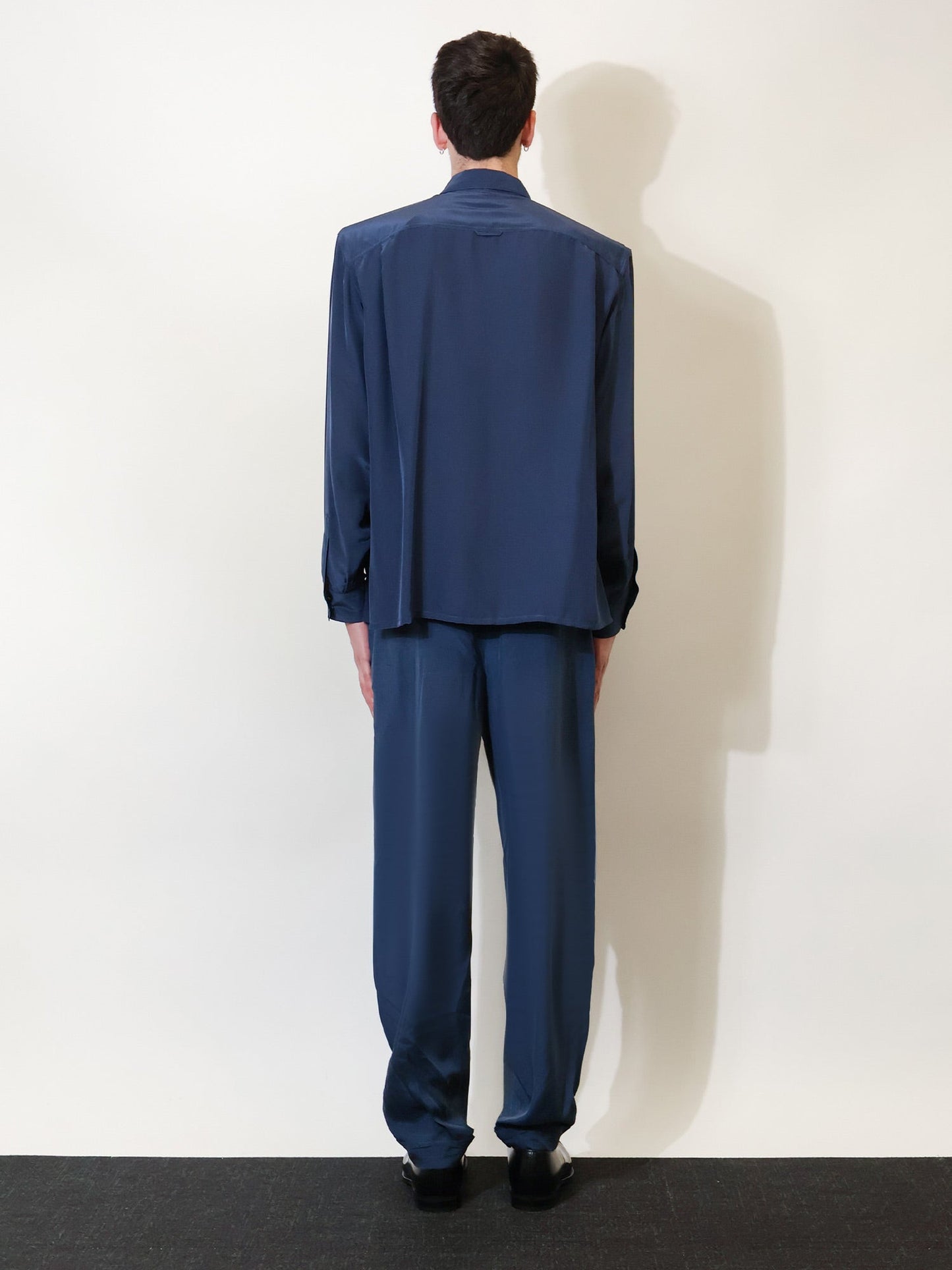 Saint Laurent Men Certified Viscose And Silk Shirt SAINT LAURENT