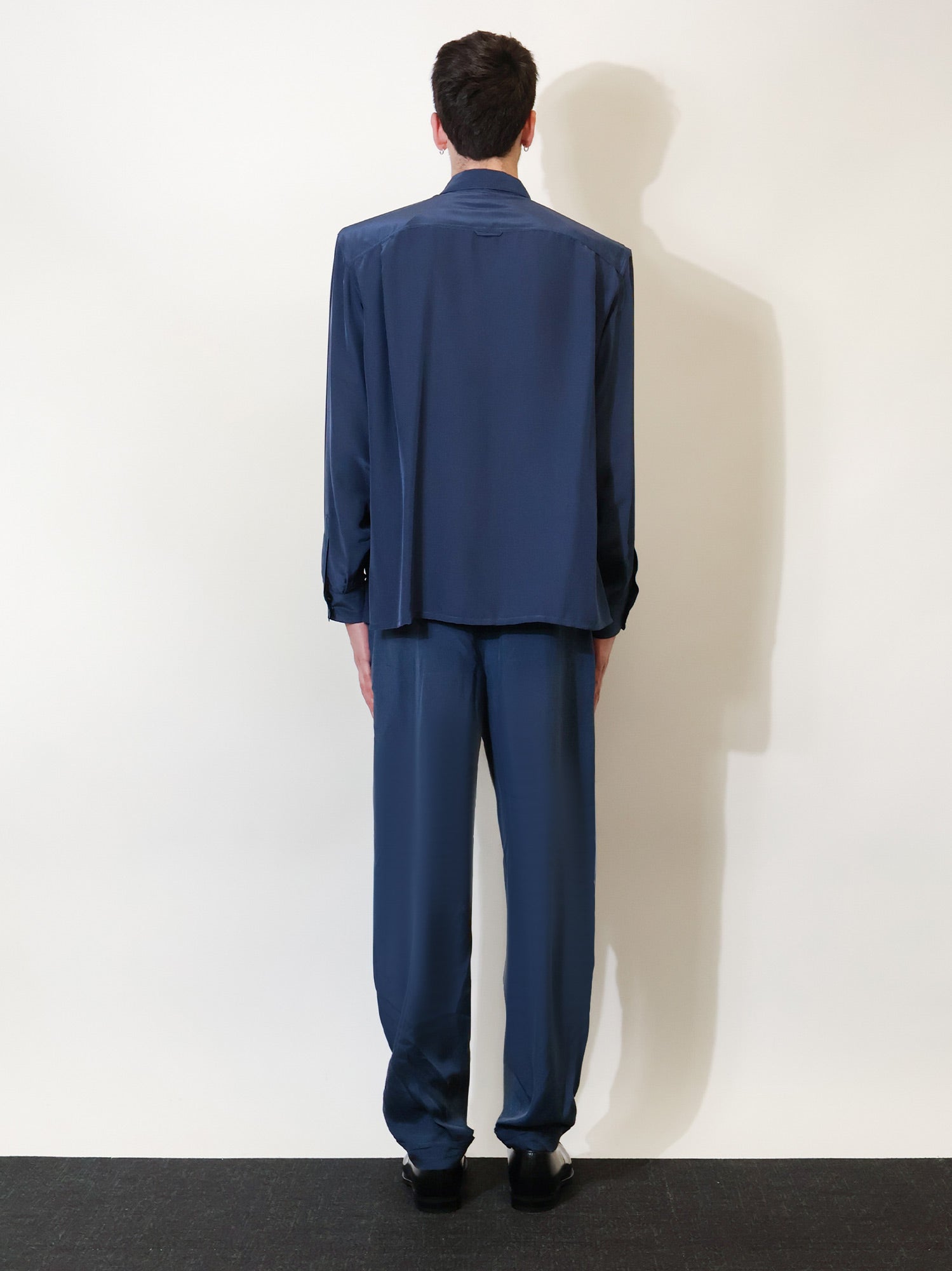 Saint Laurent Men Certified Viscose And Silk Shirt SAINT LAURENT