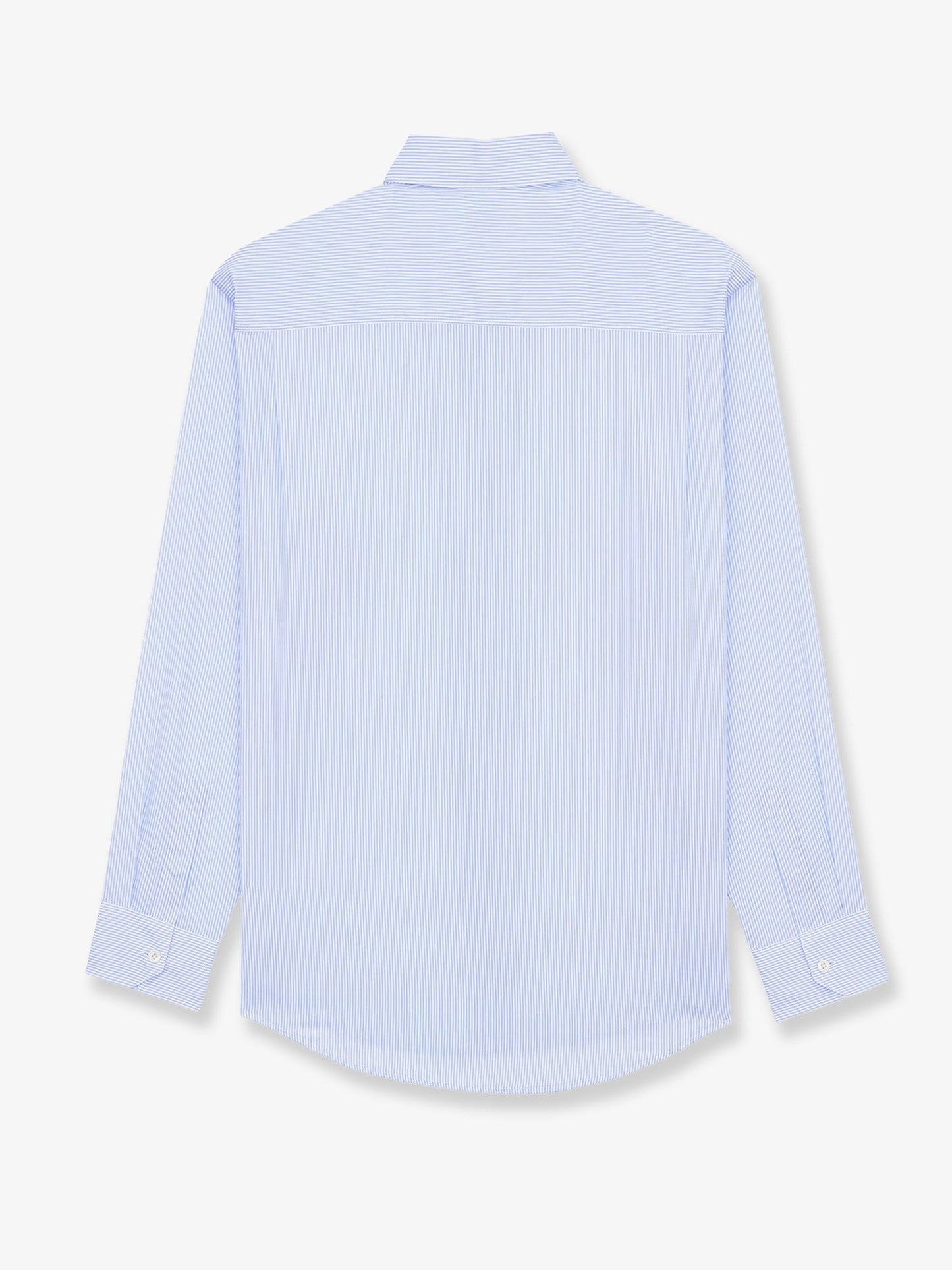 Saint Laurent Men Cassandre Cotton Shirt With Striped Pattern SAINT LAURENT