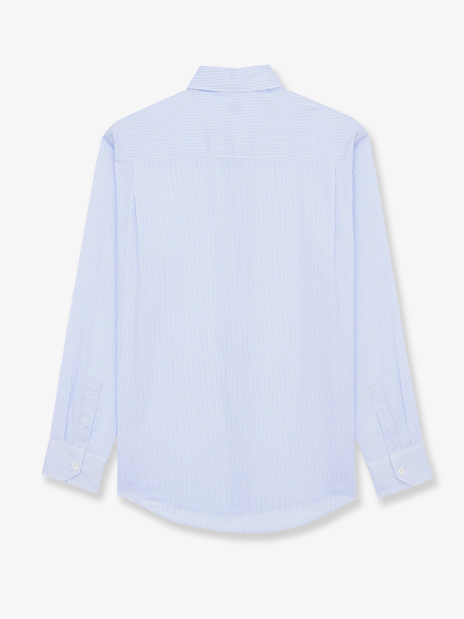 Saint Laurent Men Cassandre Cotton Shirt With Striped Pattern SAINT LAURENT