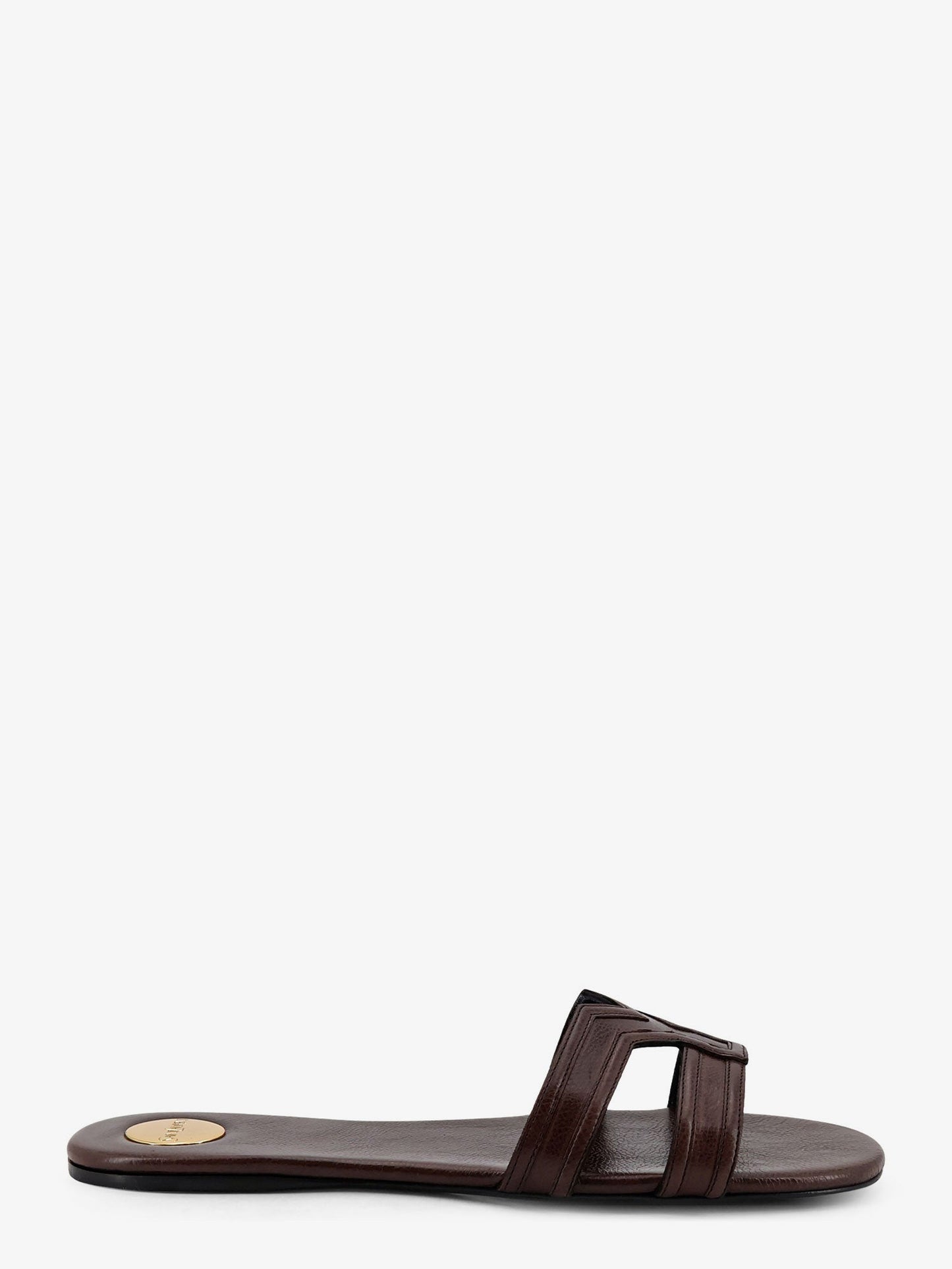 Saint Laurent Women Mabrouka Leather Sandals SAINT LAURENT