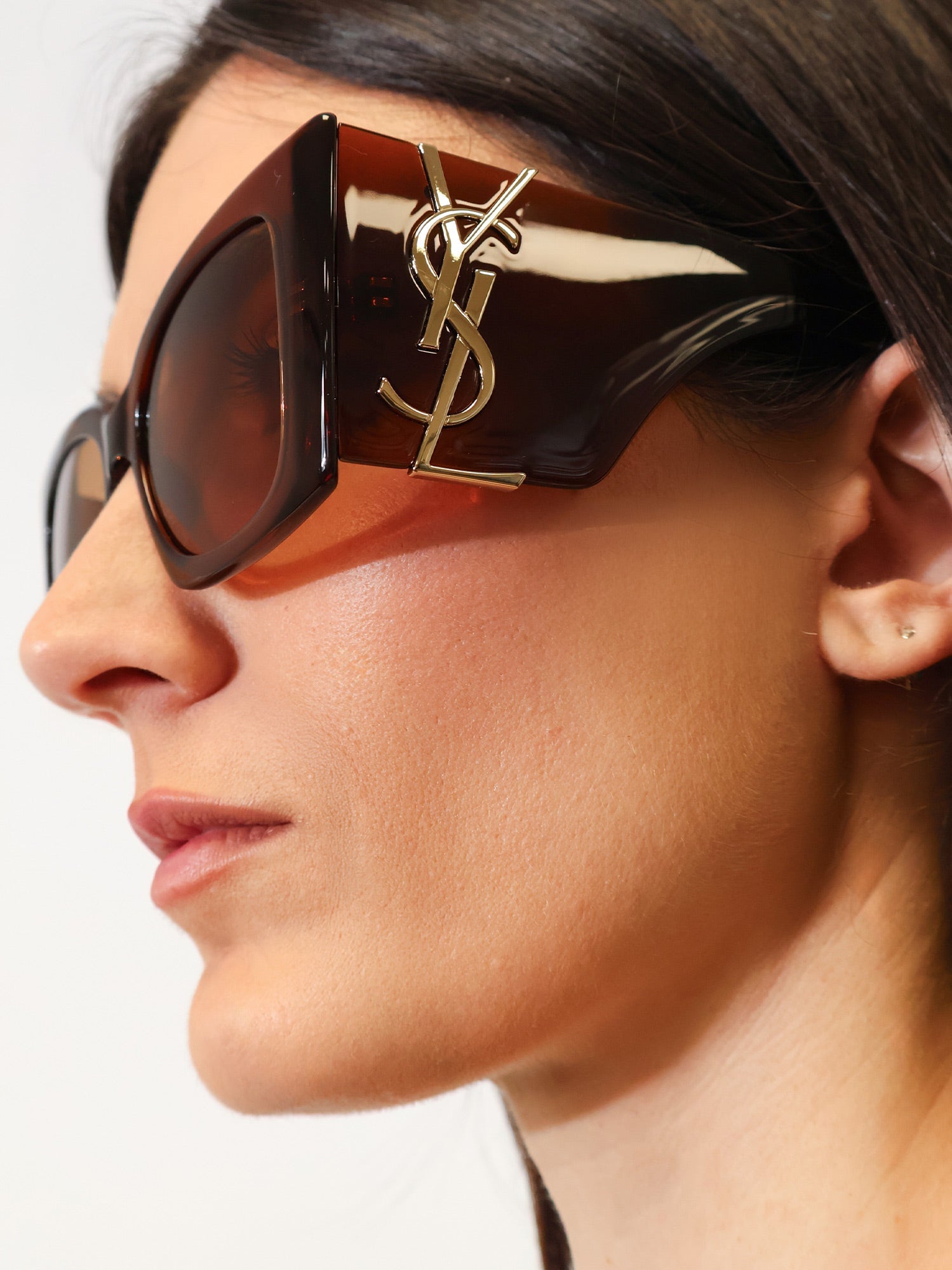 Saint Laurent Women Blaze Crystal Acetate Sunglasses SAINT LAURENT