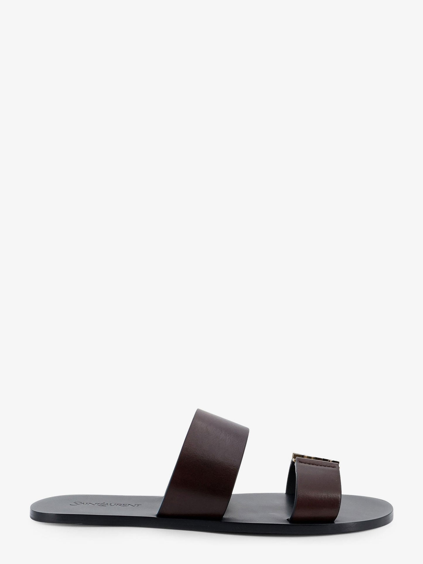 Saint Laurent Men Babylone Leather Sandals SAINT LAURENT