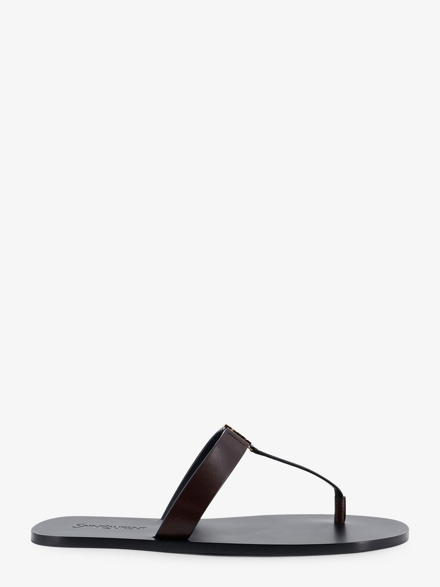 Saint Laurent Men Babylone Leather Sandals SAINT LAURENT