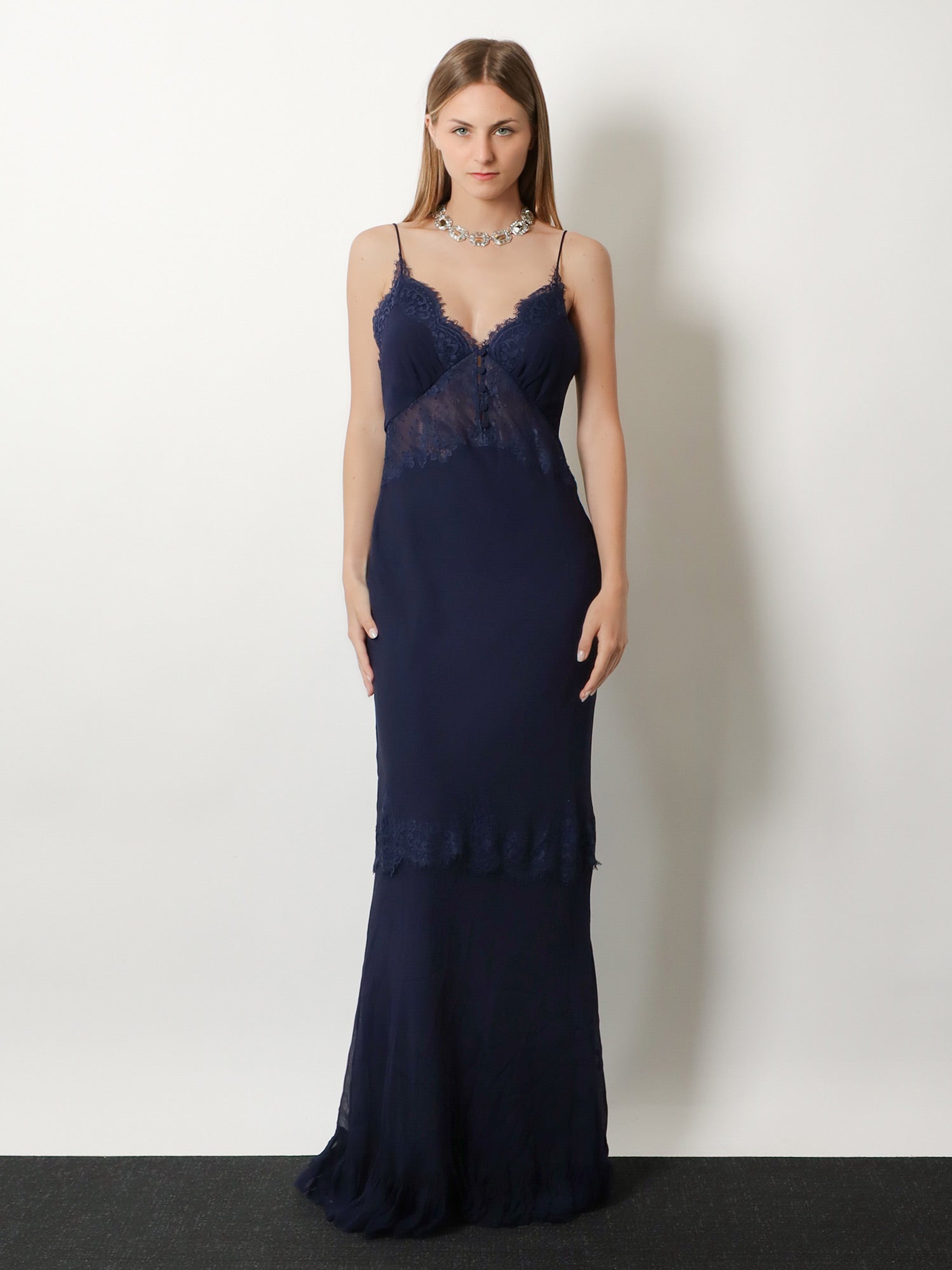 Self Portrait Women Georgette Maxi Dress SELF-PORTRAIT