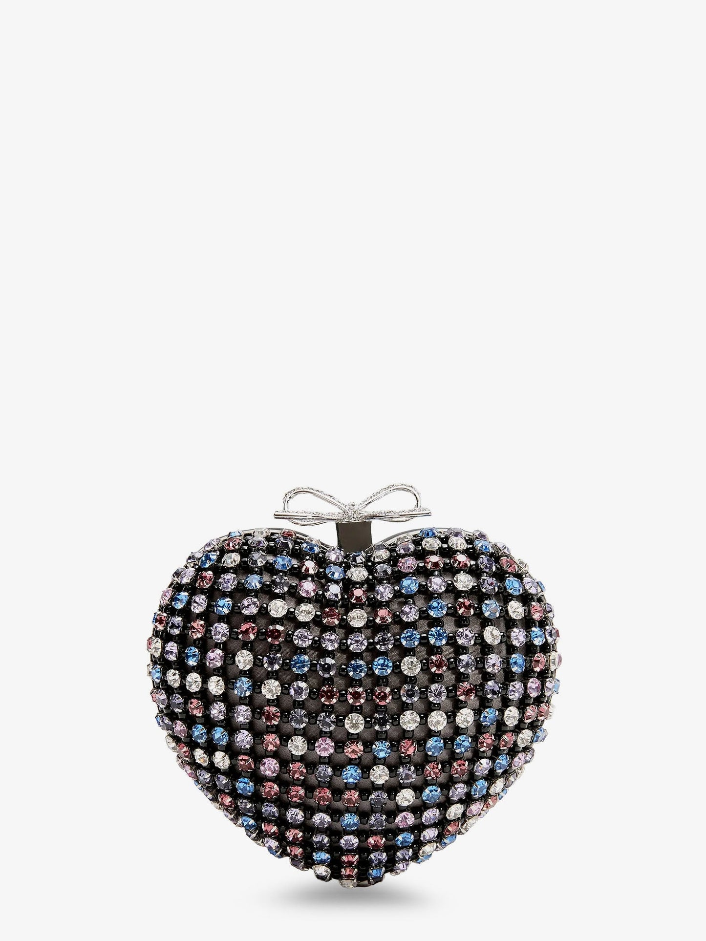 Self Portrait Women Crystal Heart Clutch Bag SELF-PORTRAIT