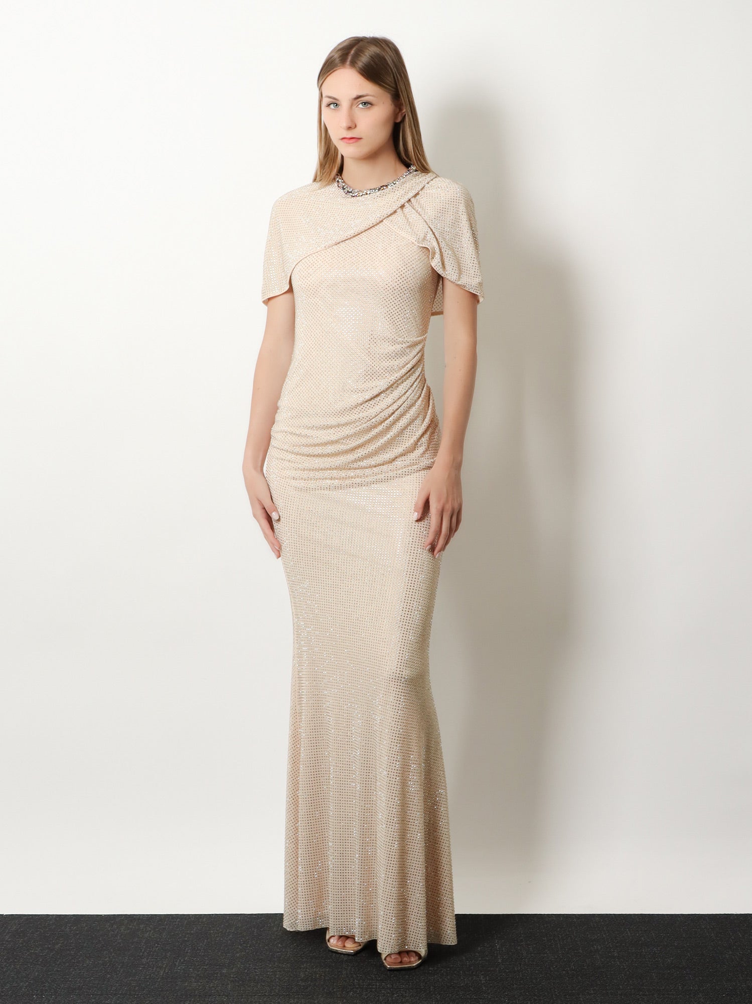 Self Portrait Women Maxi Dress With Rhinestones SELF-PORTRAIT