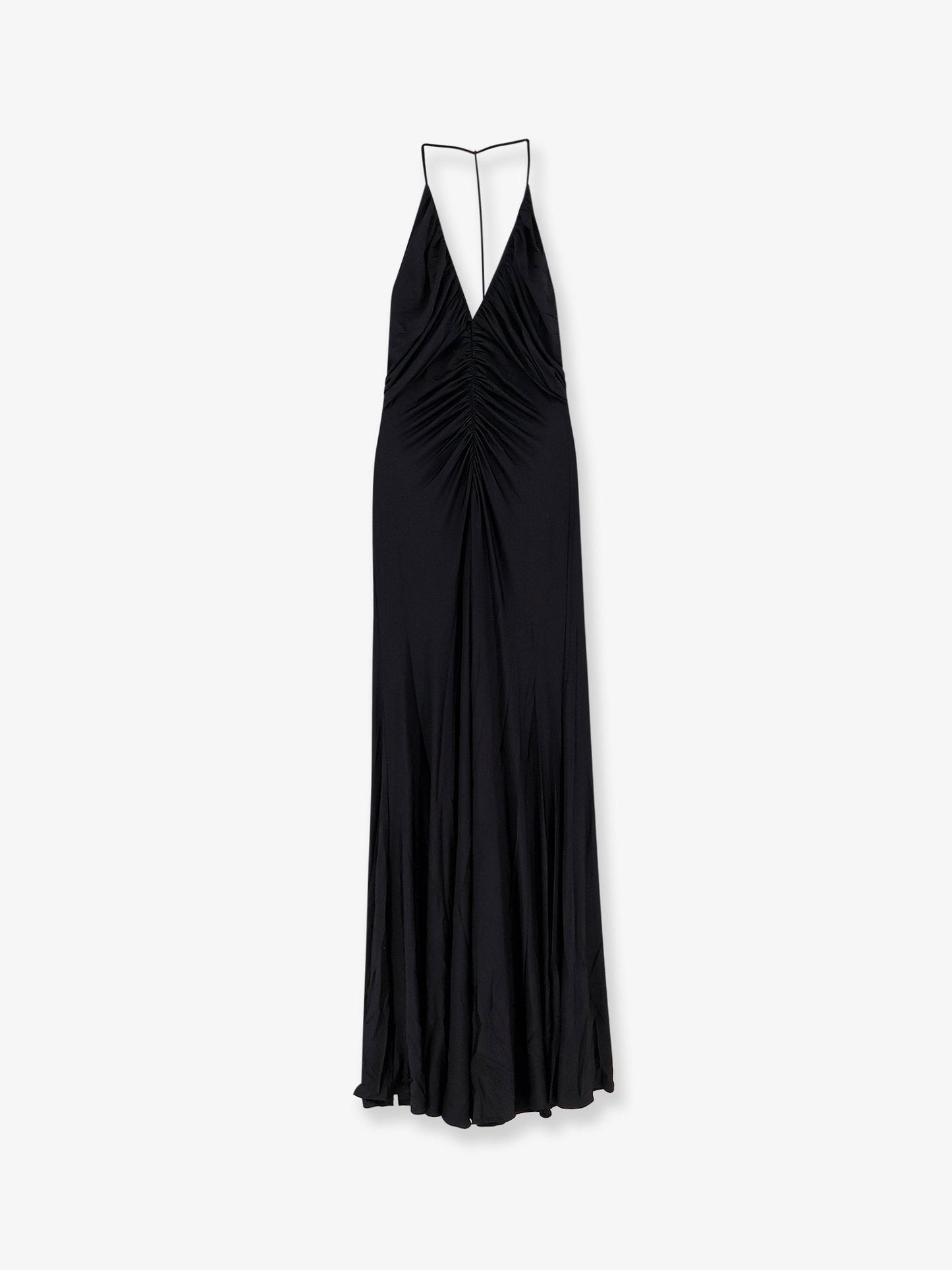 Self Portrait Women Gathered Jersey Long Dress SELF-PORTRAIT