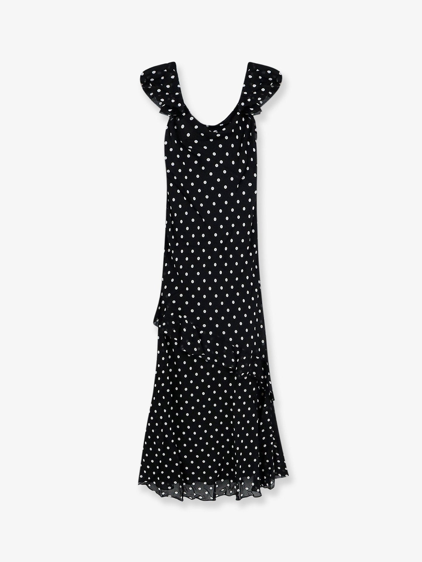 Self Portrait Women Polka-Dots Viscose Dress SELF-PORTRAIT