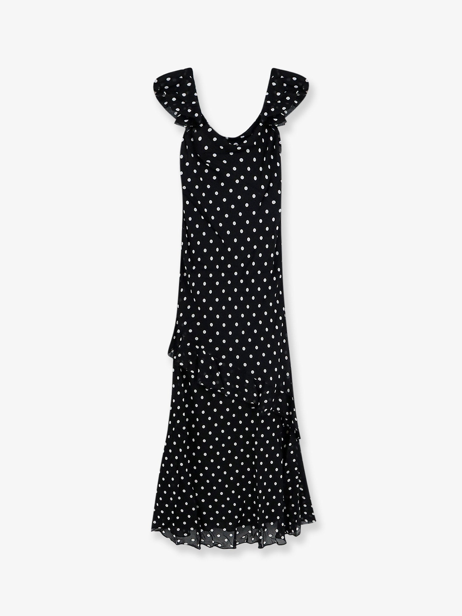 Self Portrait Women Polka-Dots Viscose Dress SELF-PORTRAIT